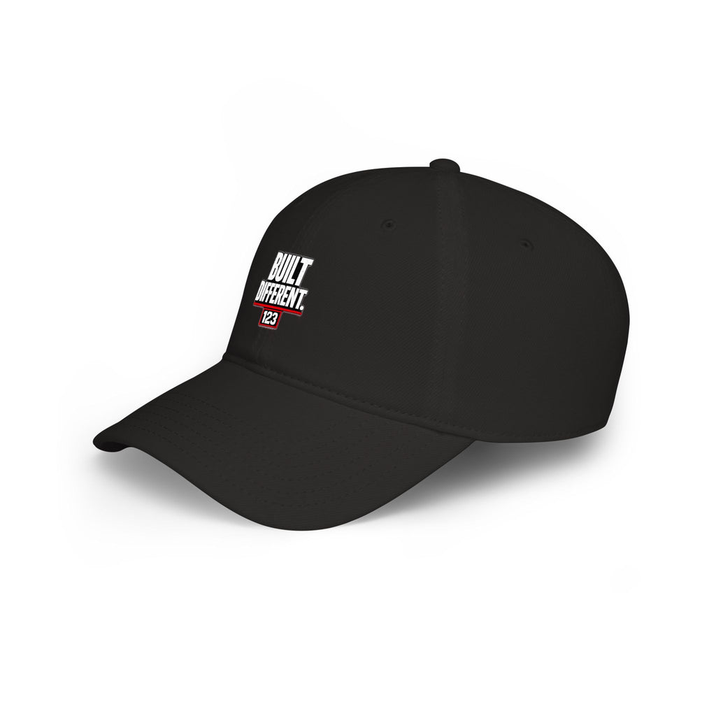 Built Different 123 Red Baseball Cap