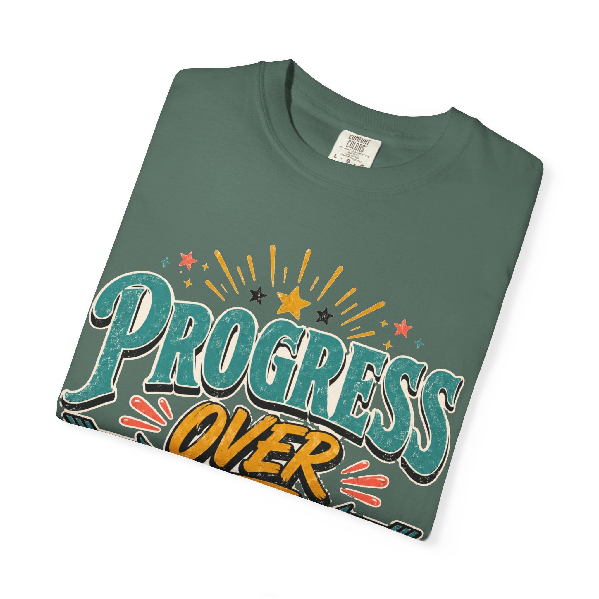 Progress Over Perfection T-Shirt — Motivational Graphic Tee
