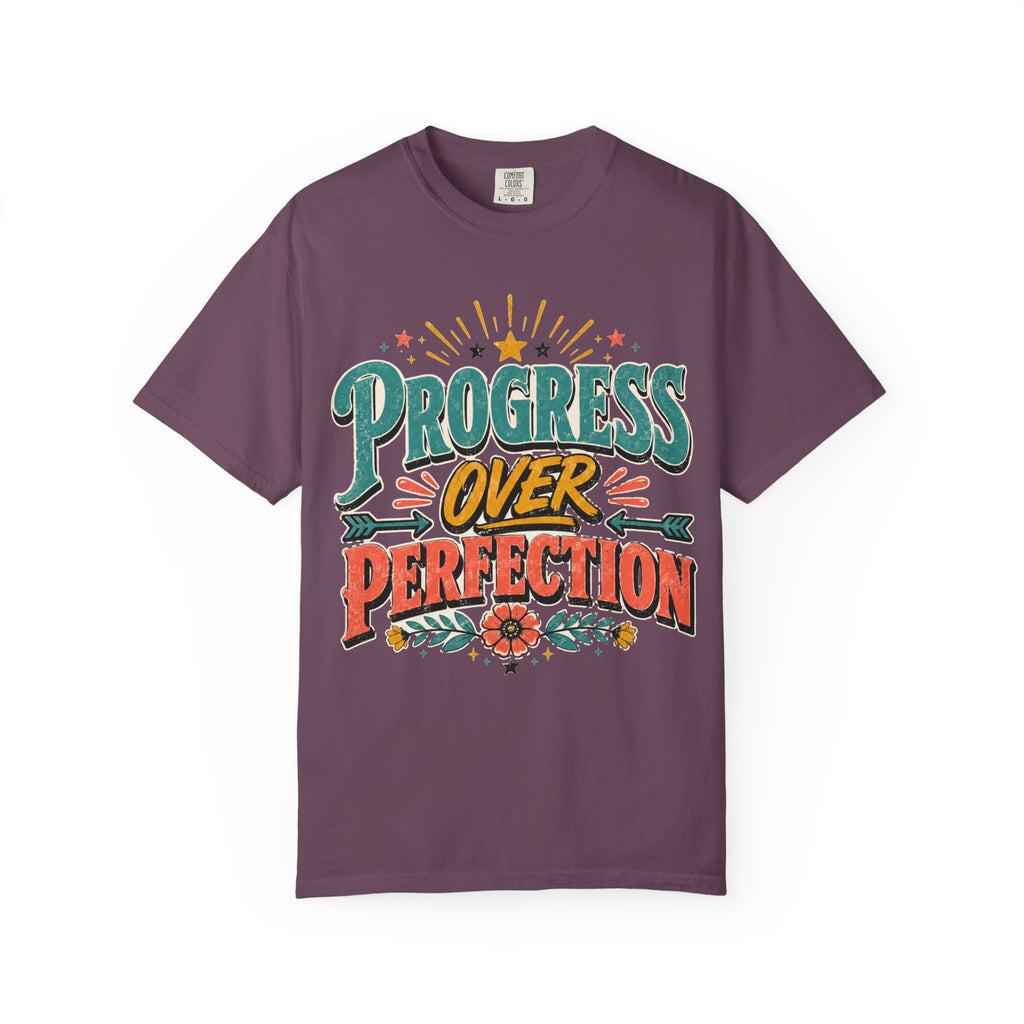 Progress Over Perfection T-Shirt — Motivational Graphic Tee