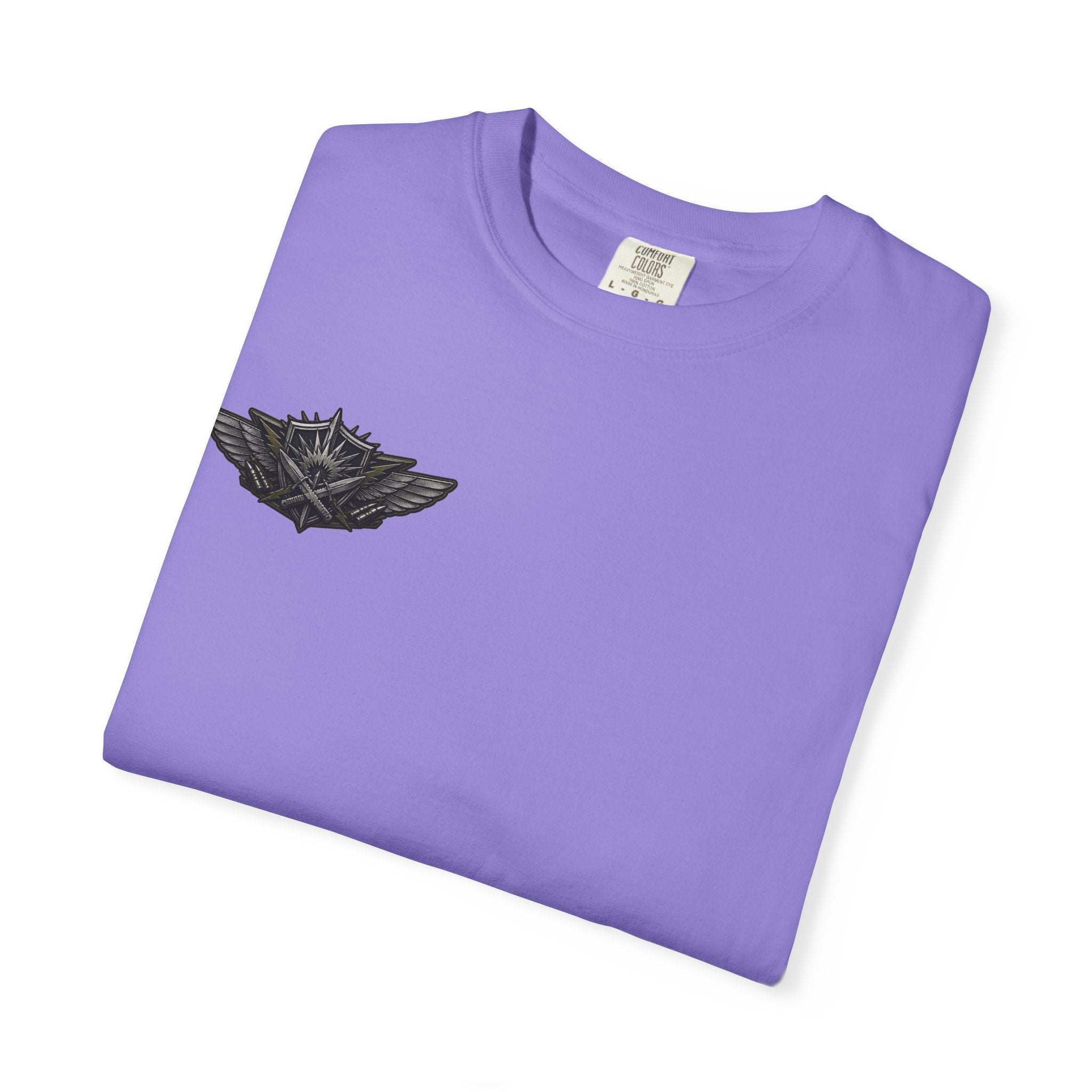 Combat Action T-Shirt — Military Patch Graphic Tee