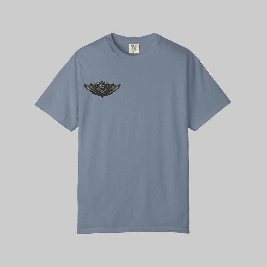 Combat Action T-Shirt — Military Patch Graphic Tee