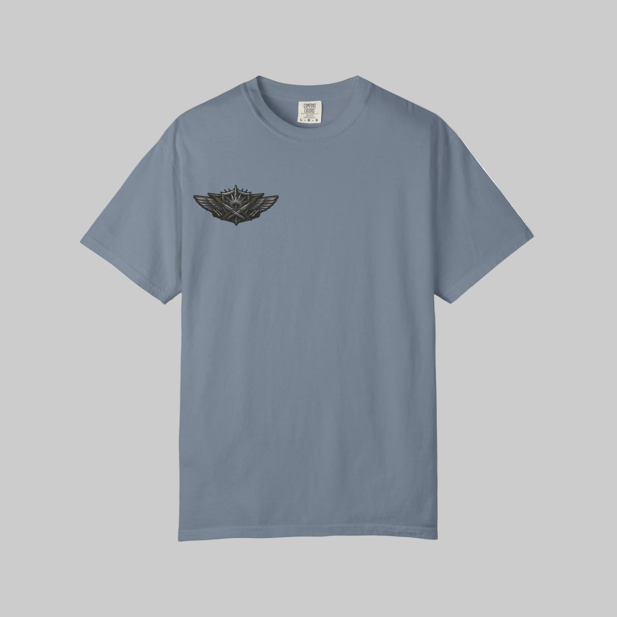 Combat Action T-Shirt — Military Patch Graphic Tee