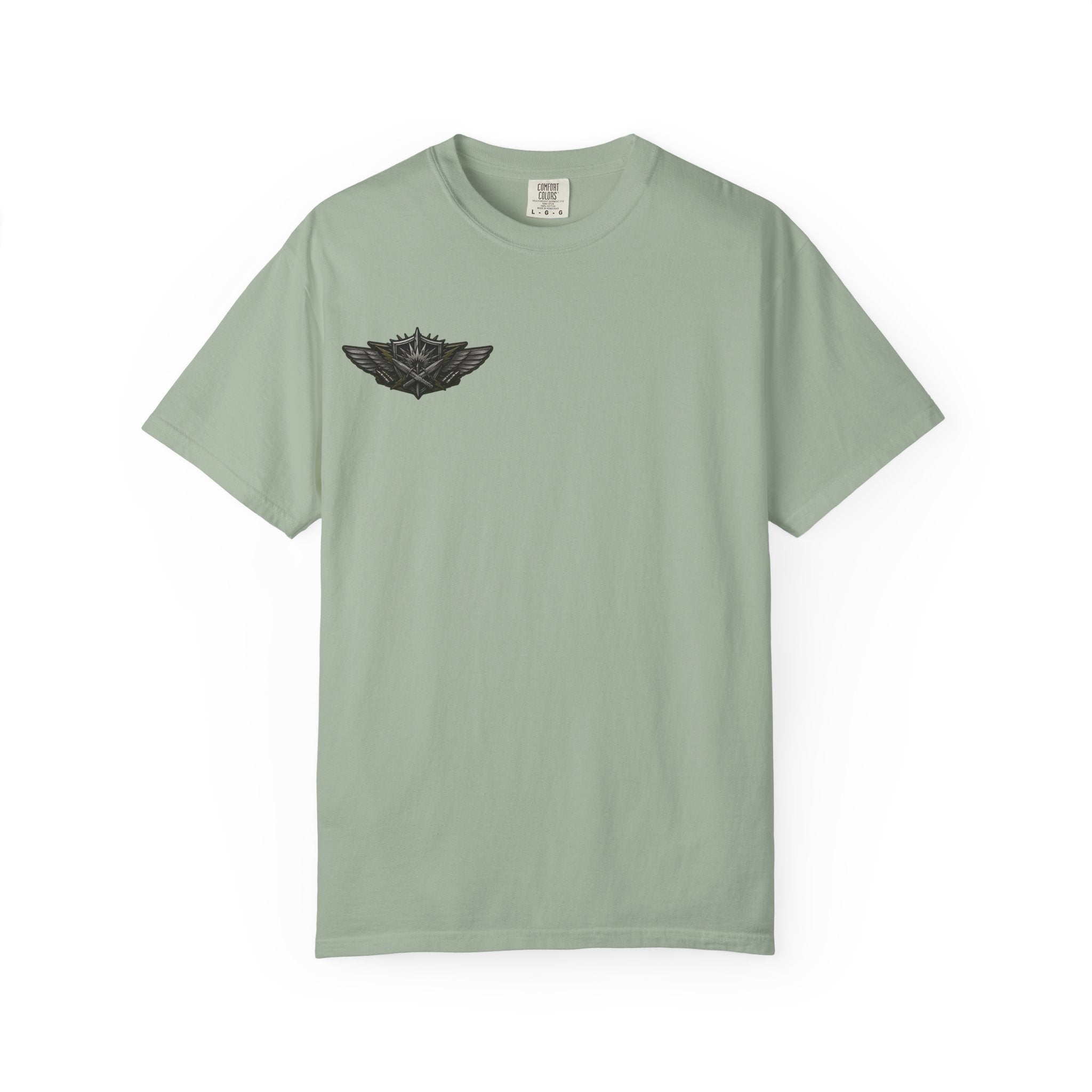 Combat Action T-Shirt — Military Patch Graphic Tee