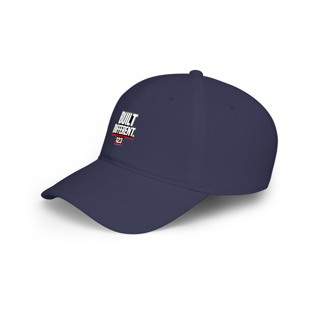 Built Different 123 Red Baseball Cap