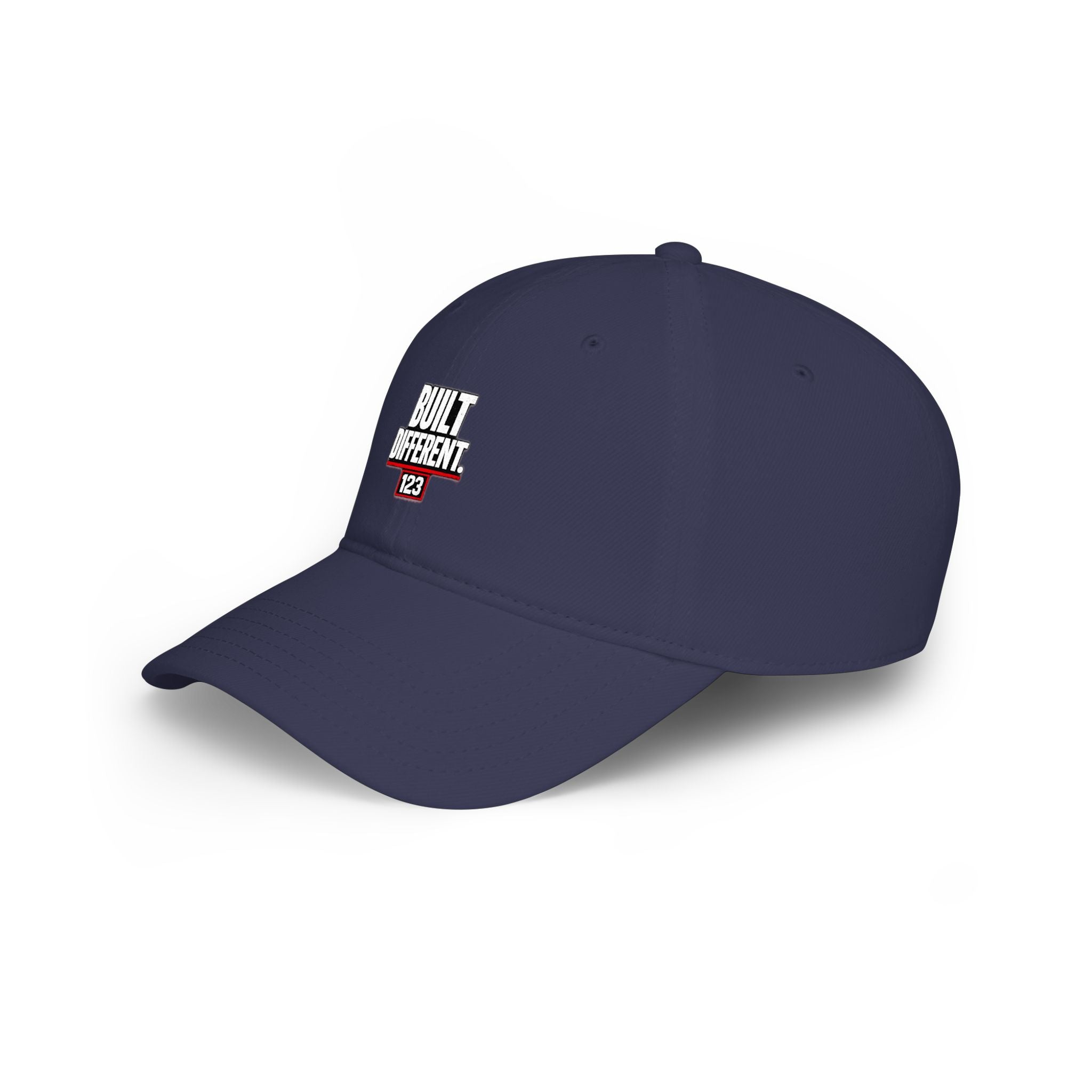 Built Different 123 Red Baseball Cap