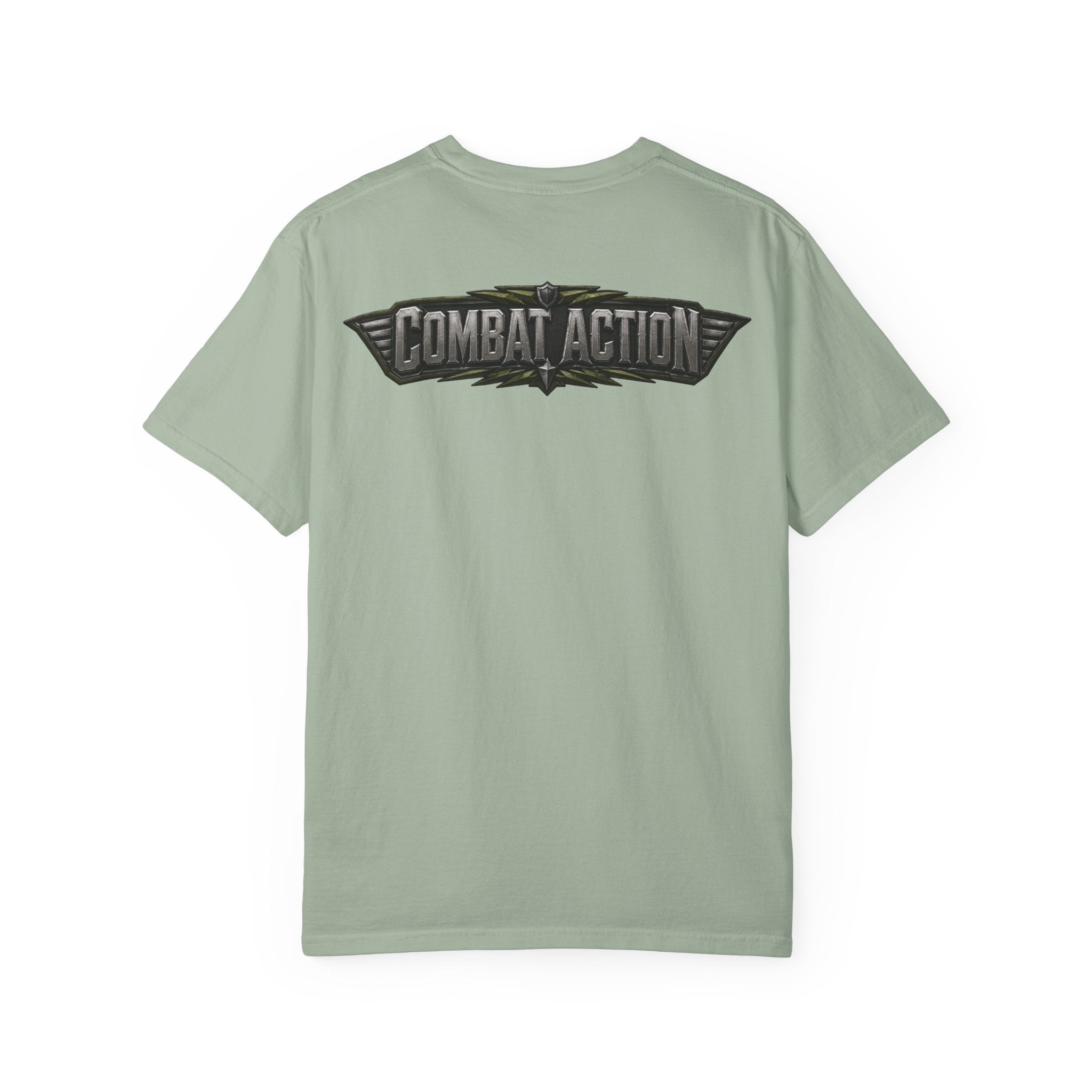 Combat Action T-Shirt — Military Patch Graphic Tee