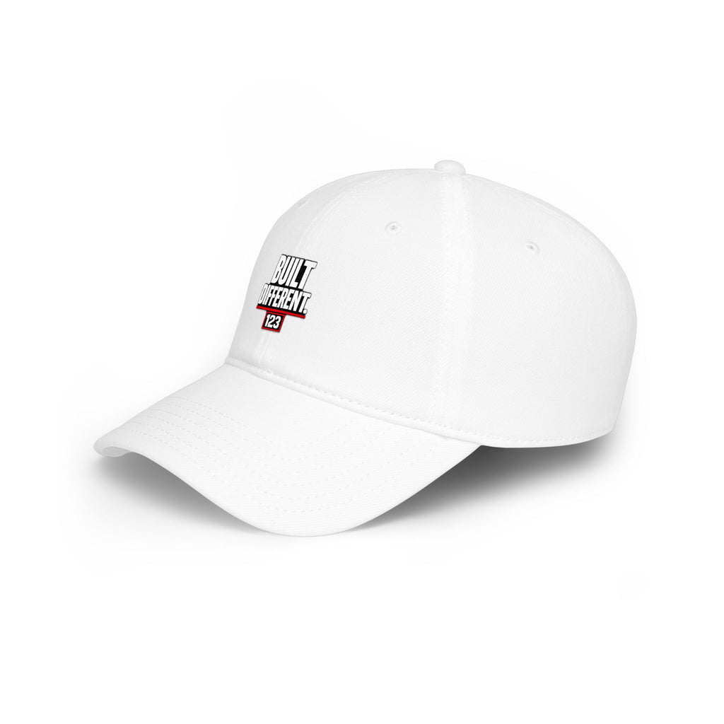 Built Different 123 Red Baseball Cap