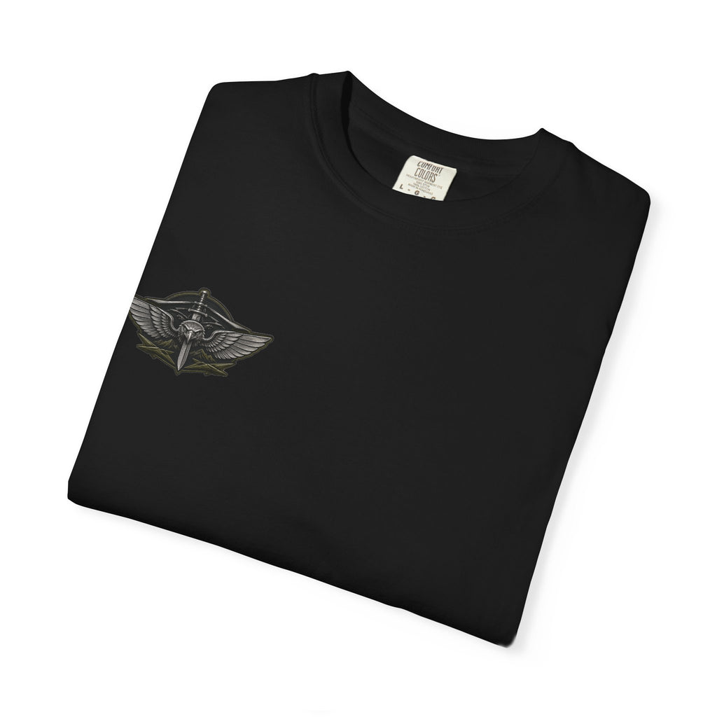Winged Skull Chest Logo T-Shirt