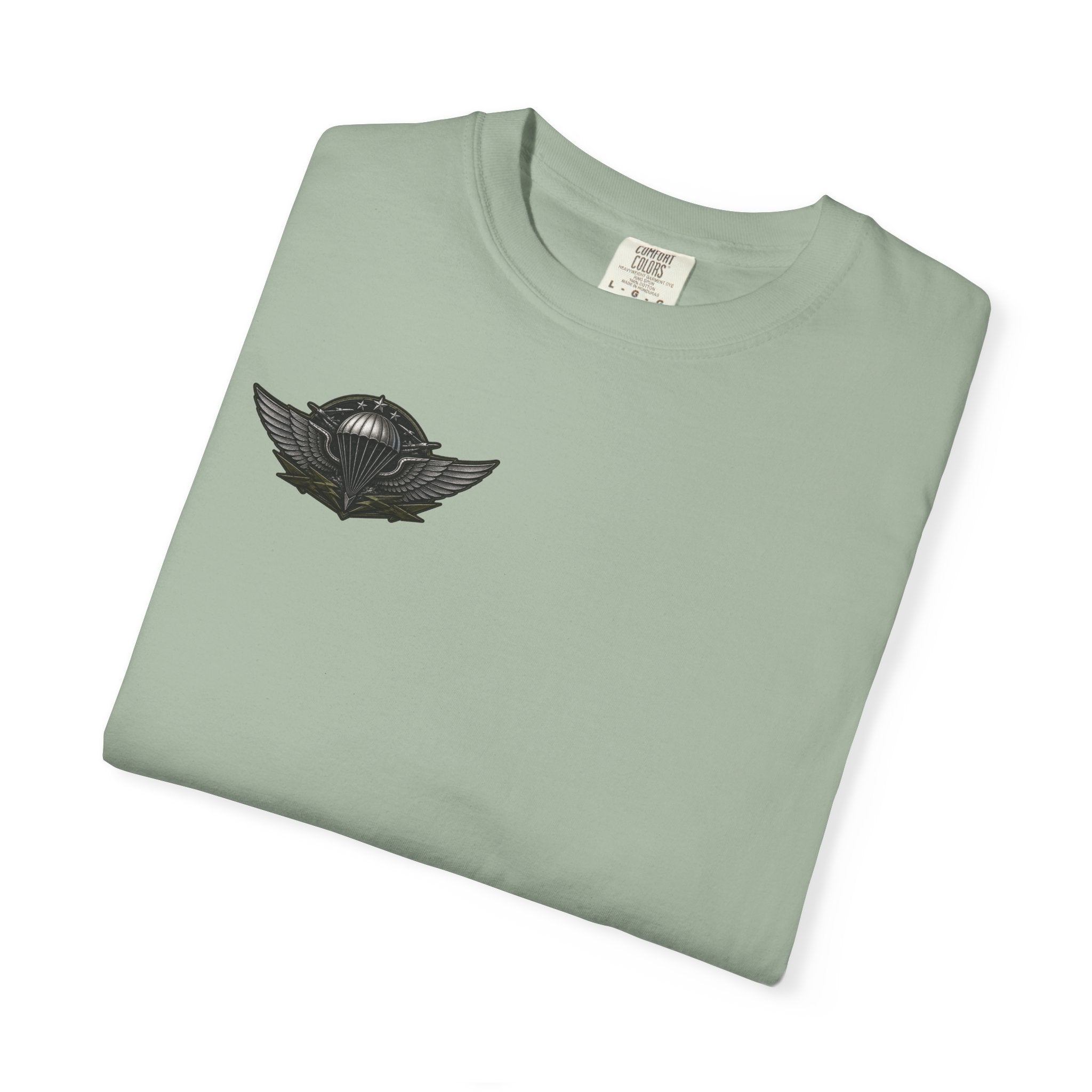 Parachutist Wings T-Shirt — Military Airborne Pilot Badge Tee