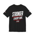 Stronger Every Day Tee — Minimal Motivational Graphic T-Shirt