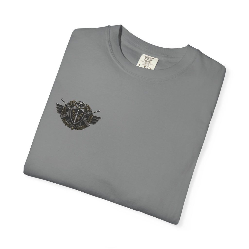 Vintage Winged Skull T-Shirt — Small Chest Graphic, Edgy Biker Style