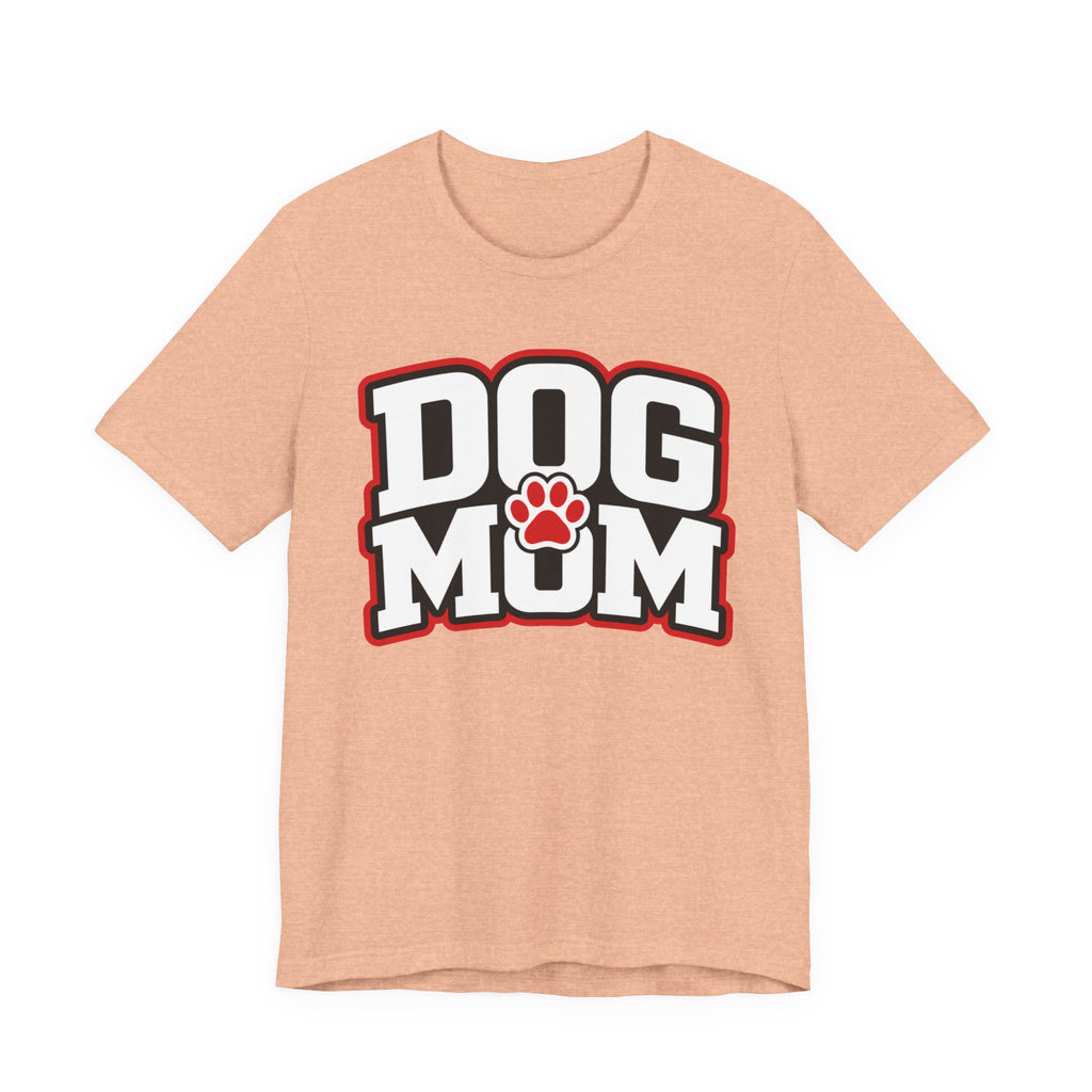 Dog Mom T-Shirt — Bold Paw Graphic Tee for Dog Lovers