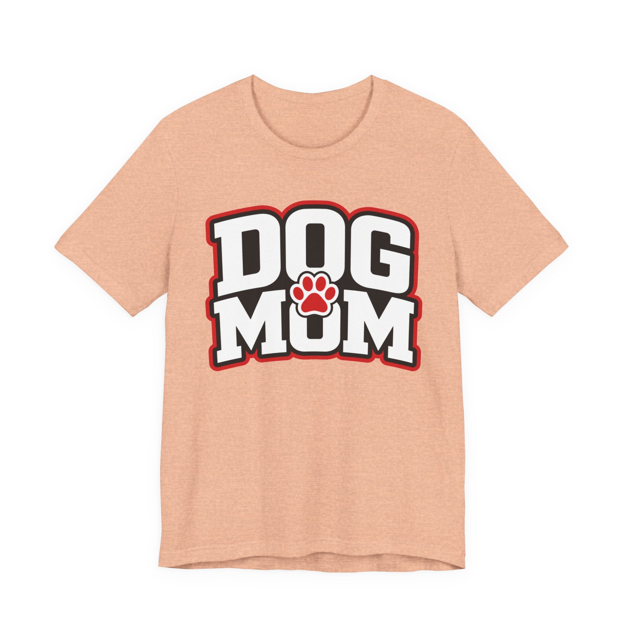Dog Mom T-Shirt — Bold Paw Graphic Tee for Dog Lovers