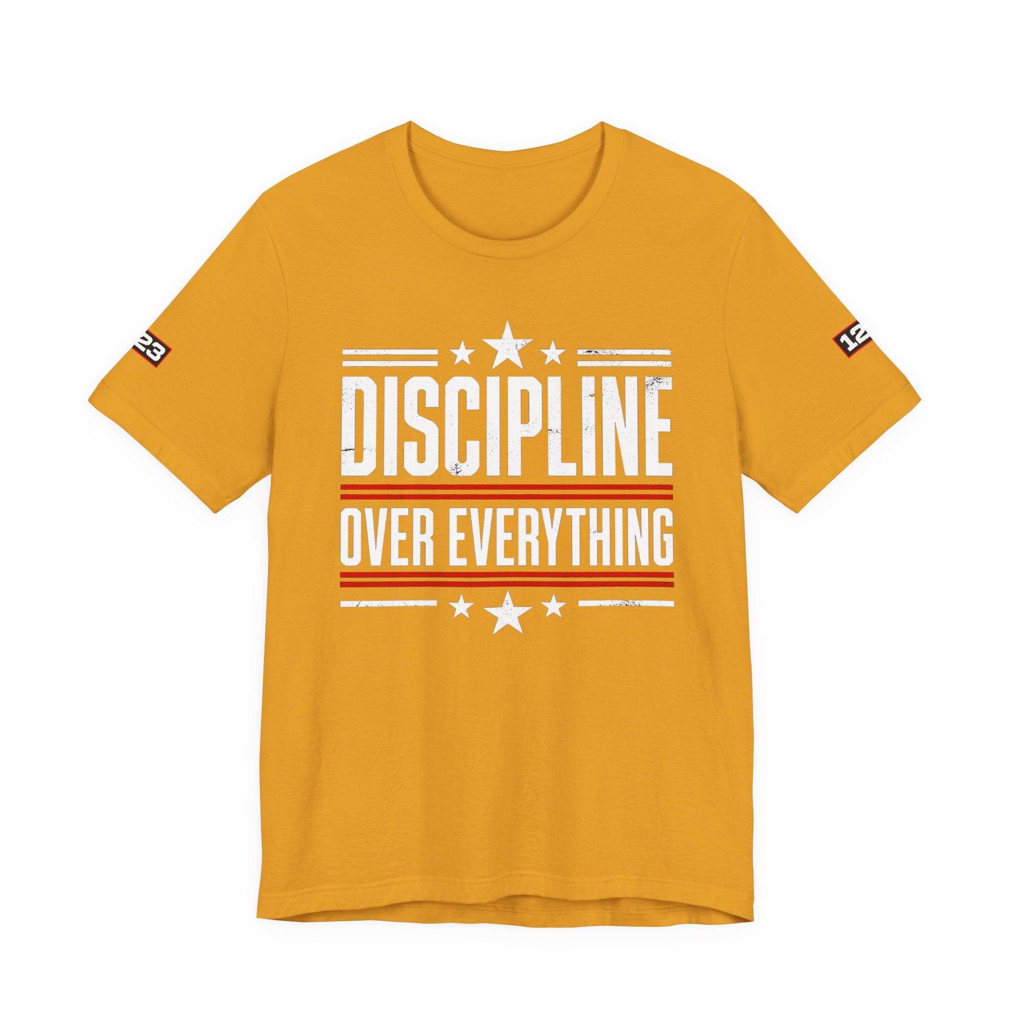 Discipline Over Everything T-Shirt — Motivational Athletic Tee