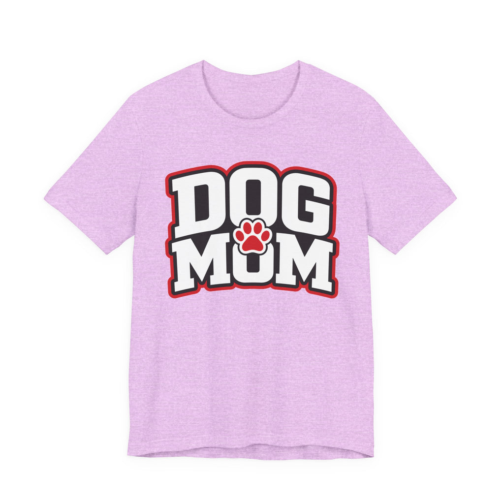 Dog Mom T-Shirt — Bold Paw Graphic Tee for Dog Lovers