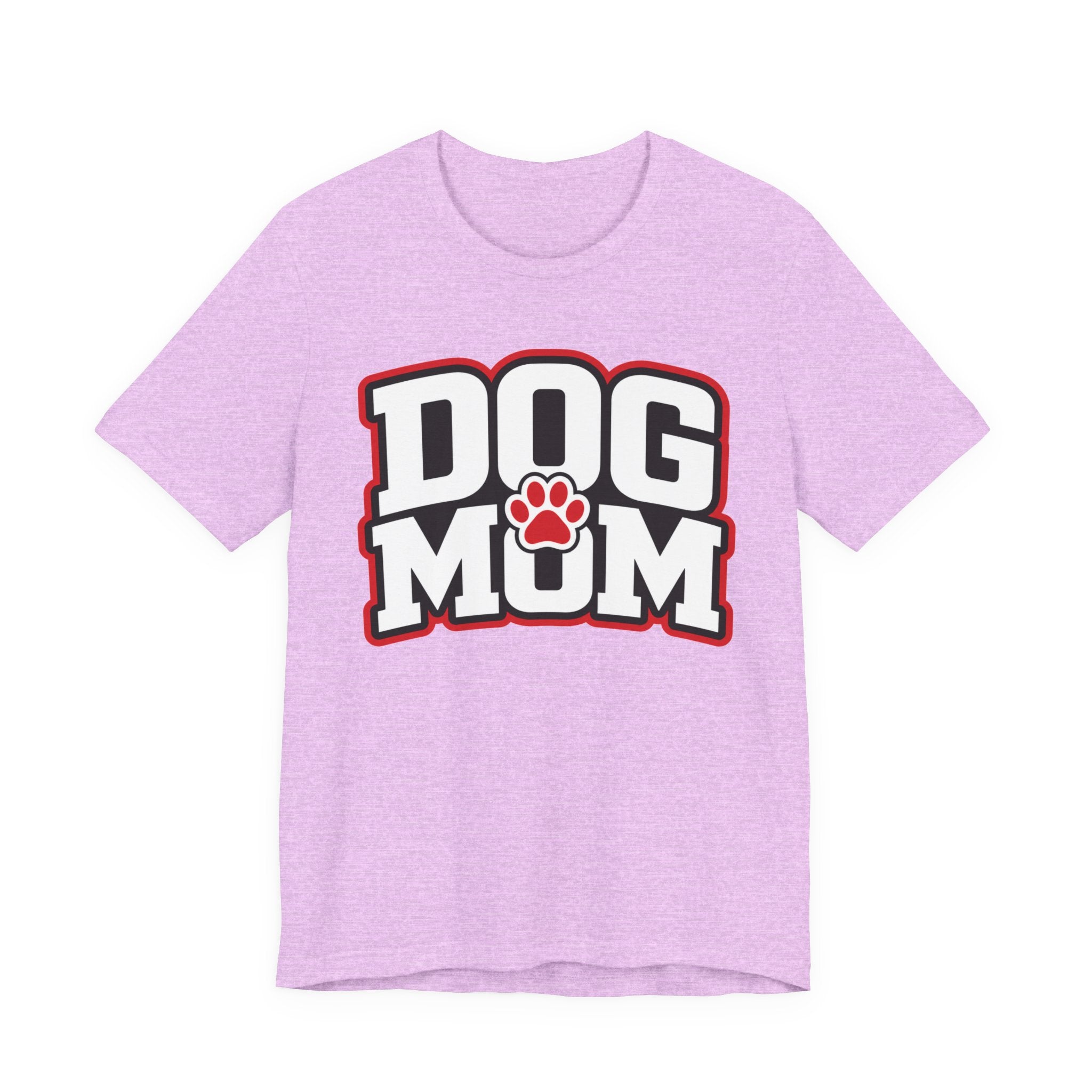 Dog Mom T-Shirt — Bold Paw Graphic Tee for Dog Lovers