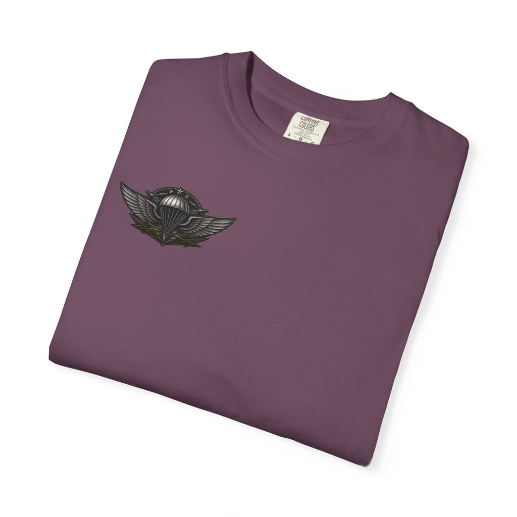 Parachutist Wings T-Shirt — Military Airborne Pilot Badge Tee