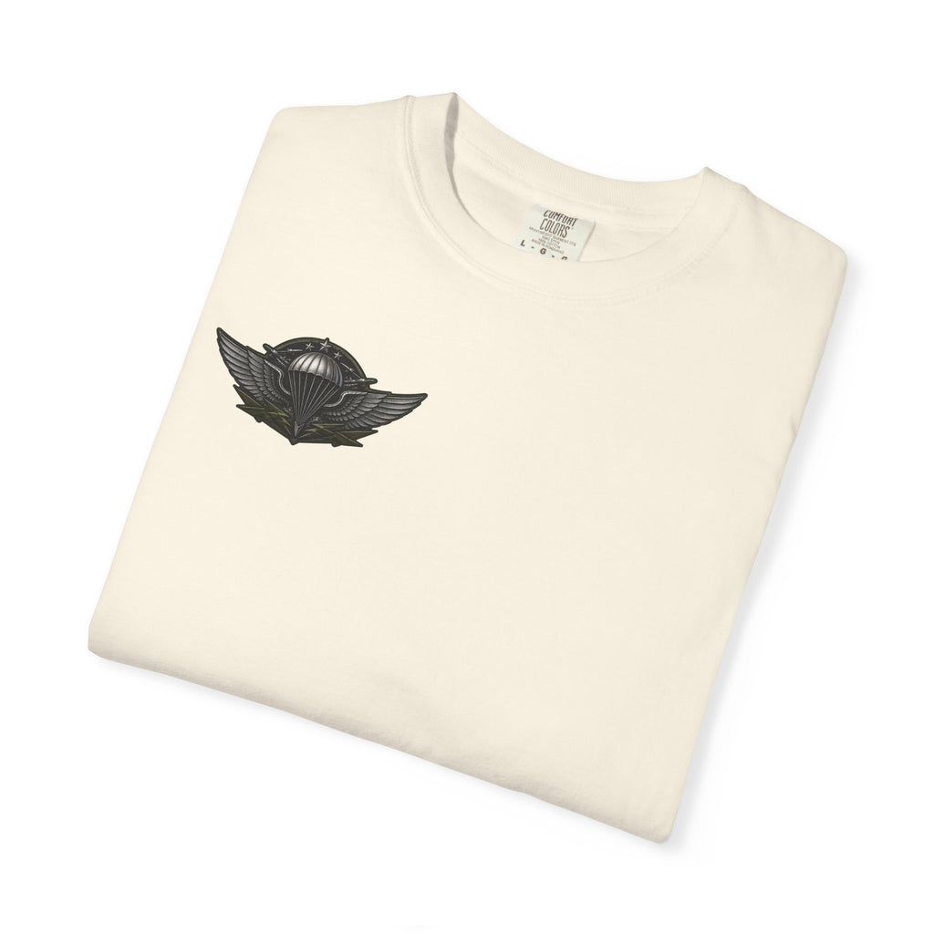 Parachutist Wings T-Shirt — Military Airborne Pilot Badge Tee