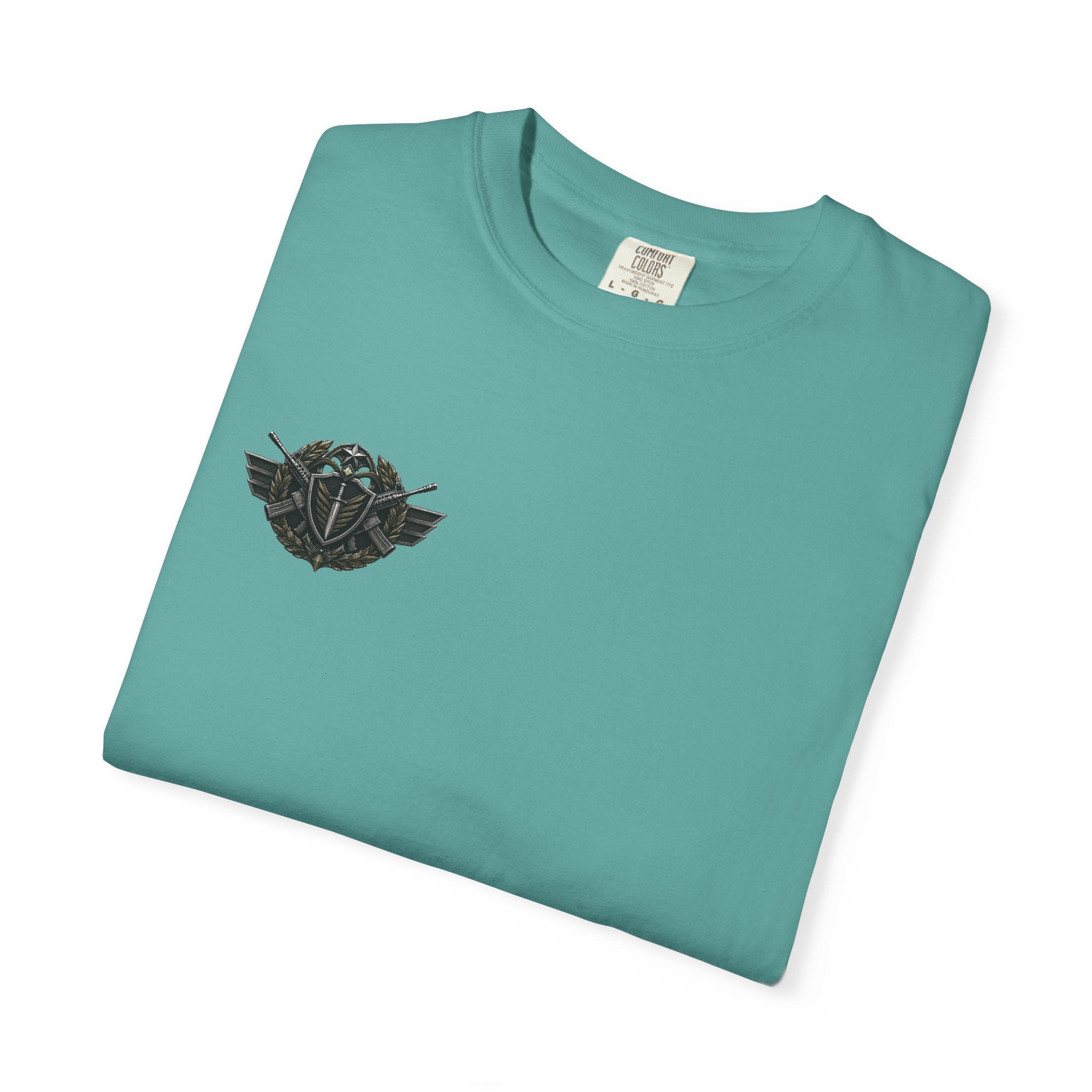 Vintage Winged Skull T-Shirt — Small Chest Graphic, Edgy Biker Style