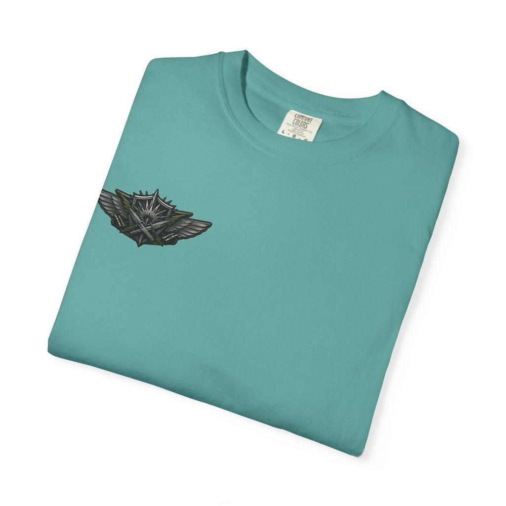 Combat Action T-Shirt — Military Patch Graphic Tee