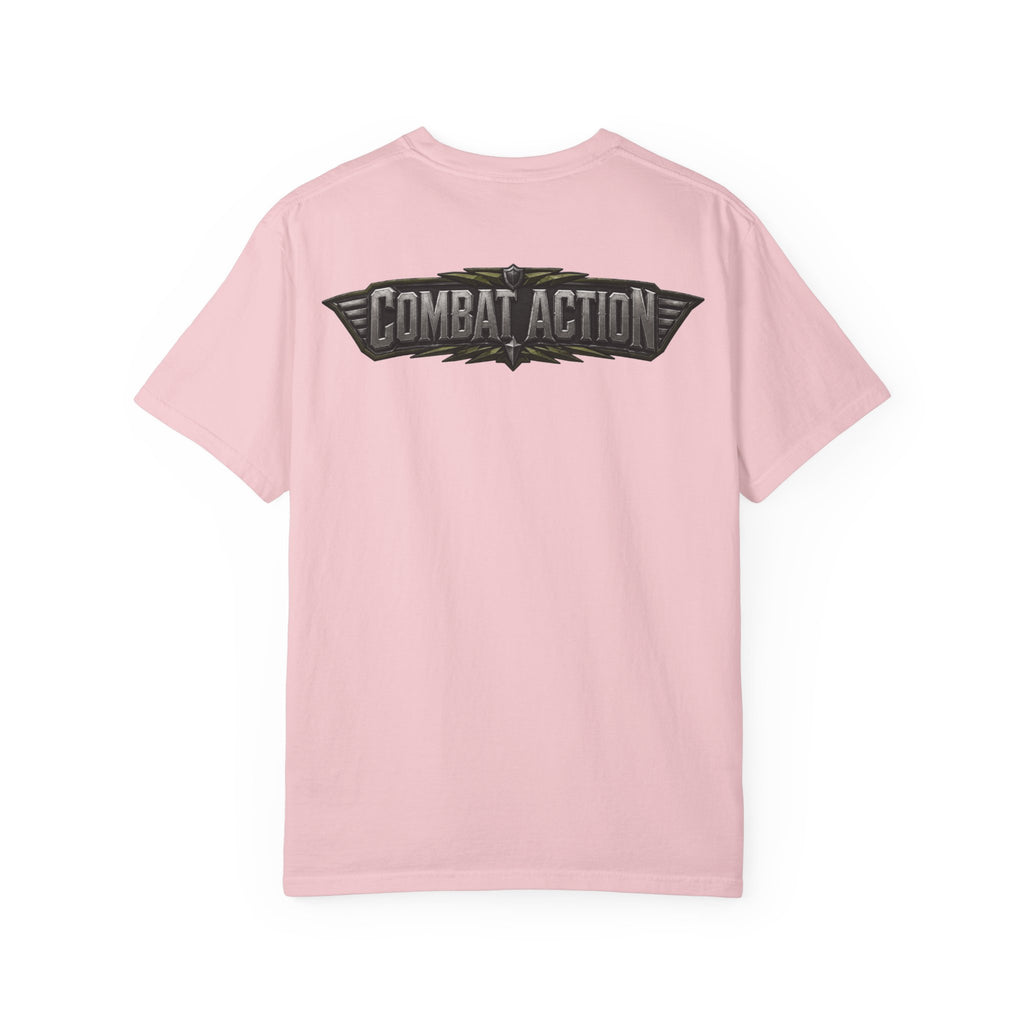 Combat Action T-Shirt — Military Patch Graphic Tee