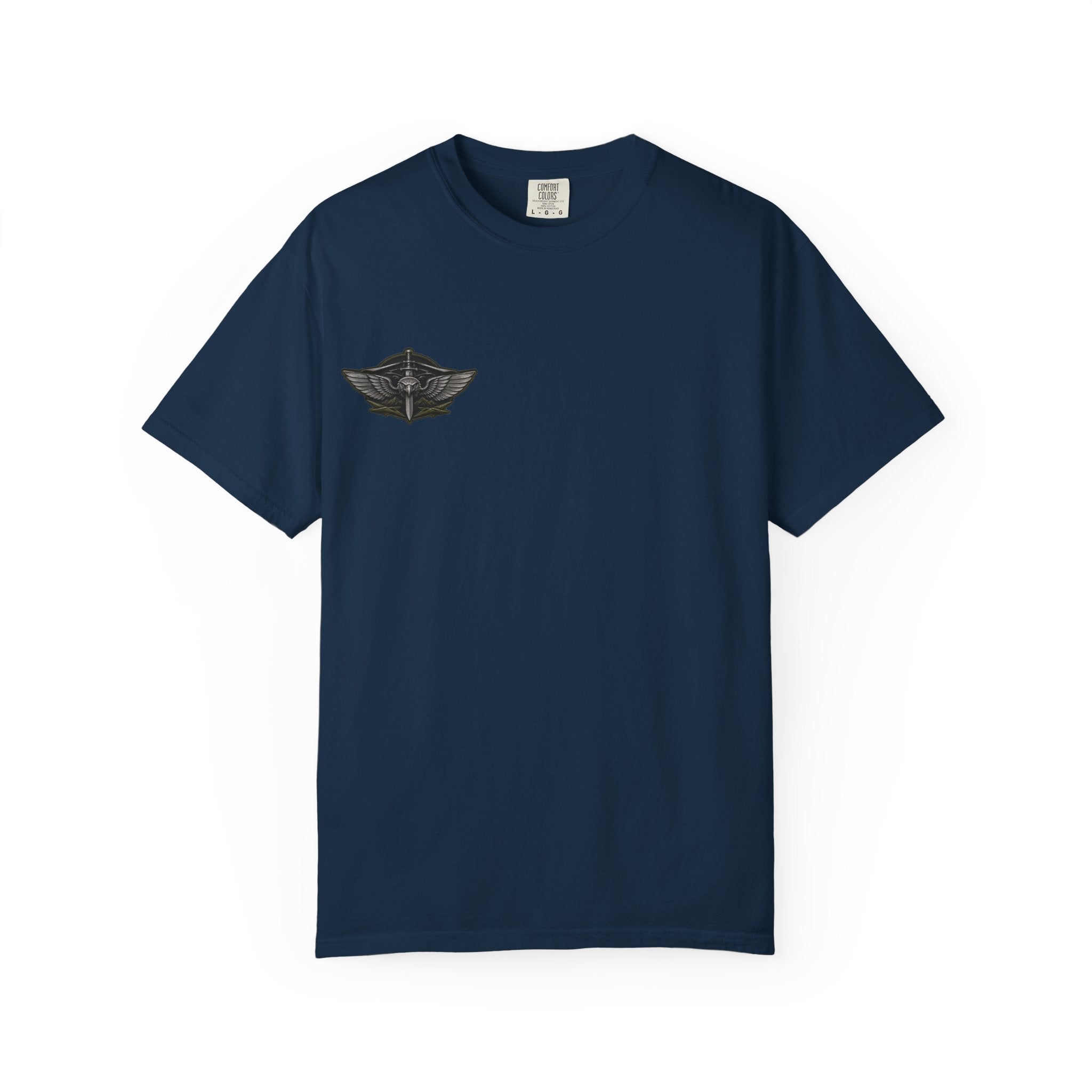 Winged Skull Chest Logo T-Shirt