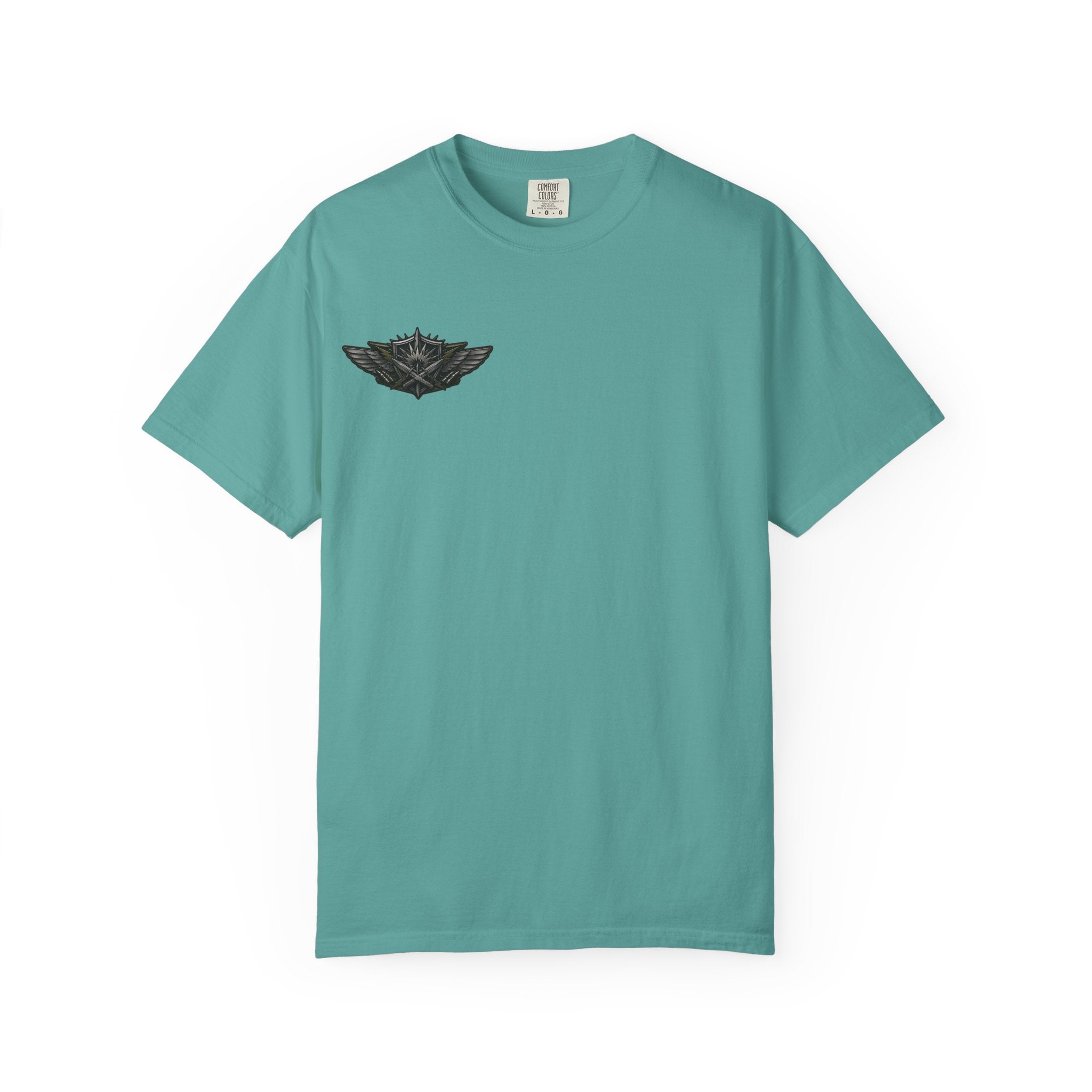 Combat Action T-Shirt — Military Patch Graphic Tee