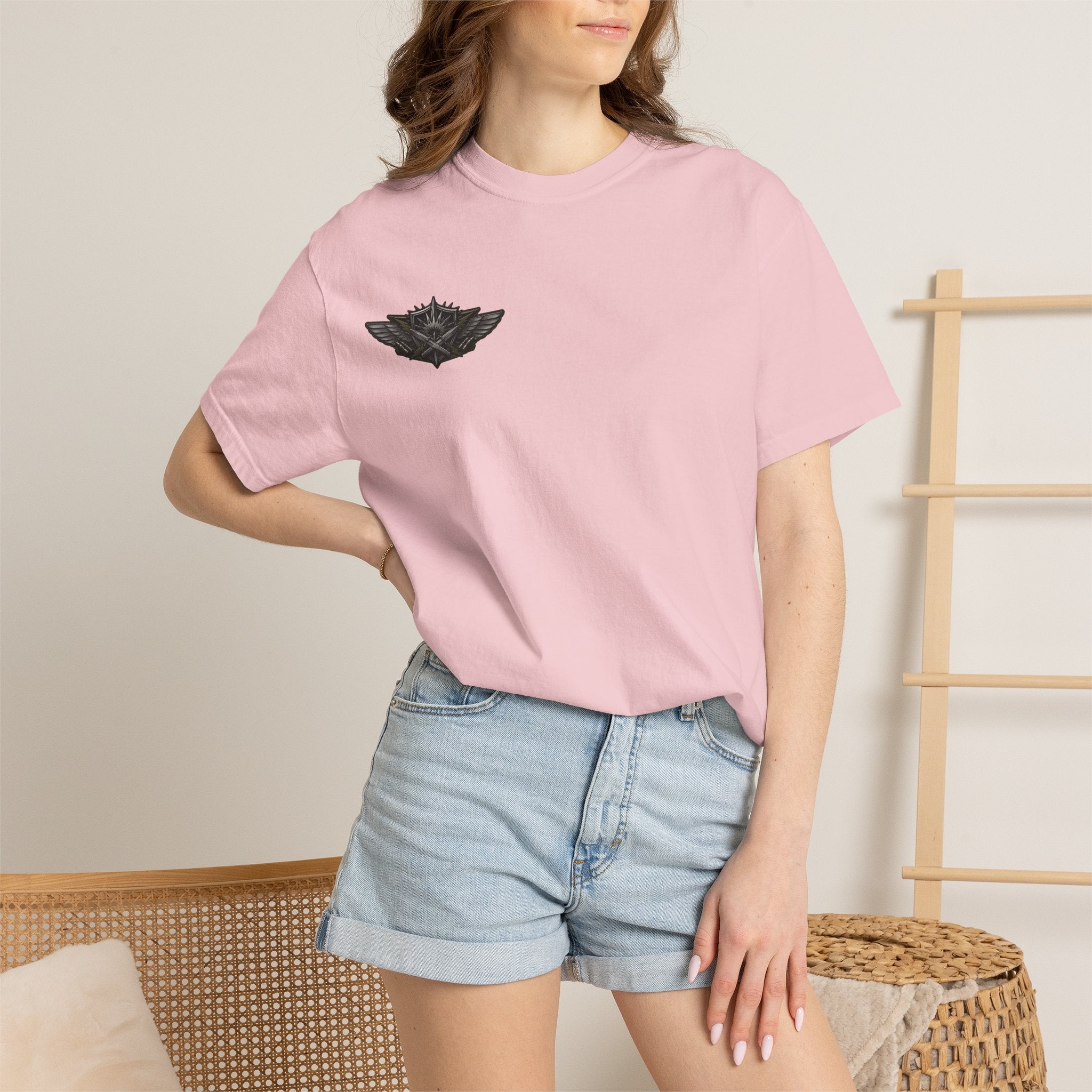 Combat Action T-Shirt — Military Patch Graphic Tee