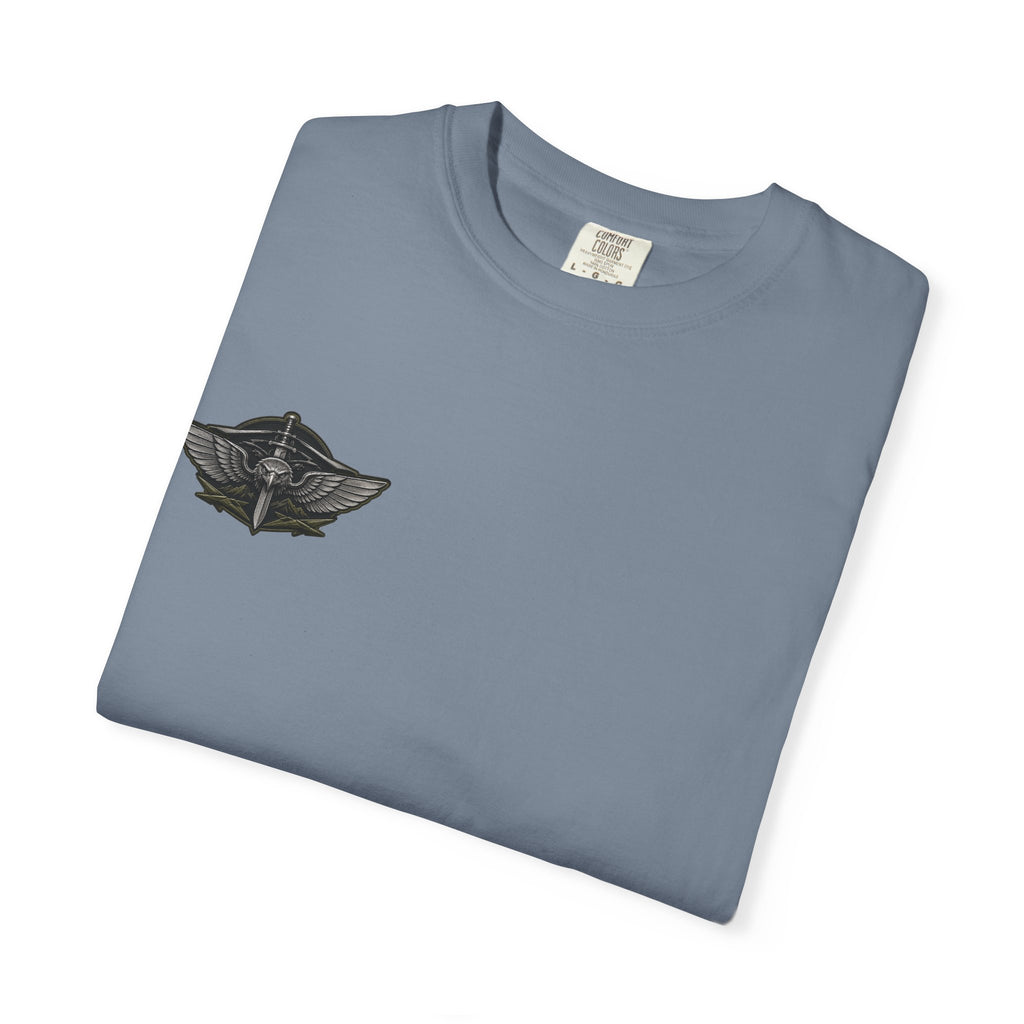 Winged Skull Chest Logo T-Shirt