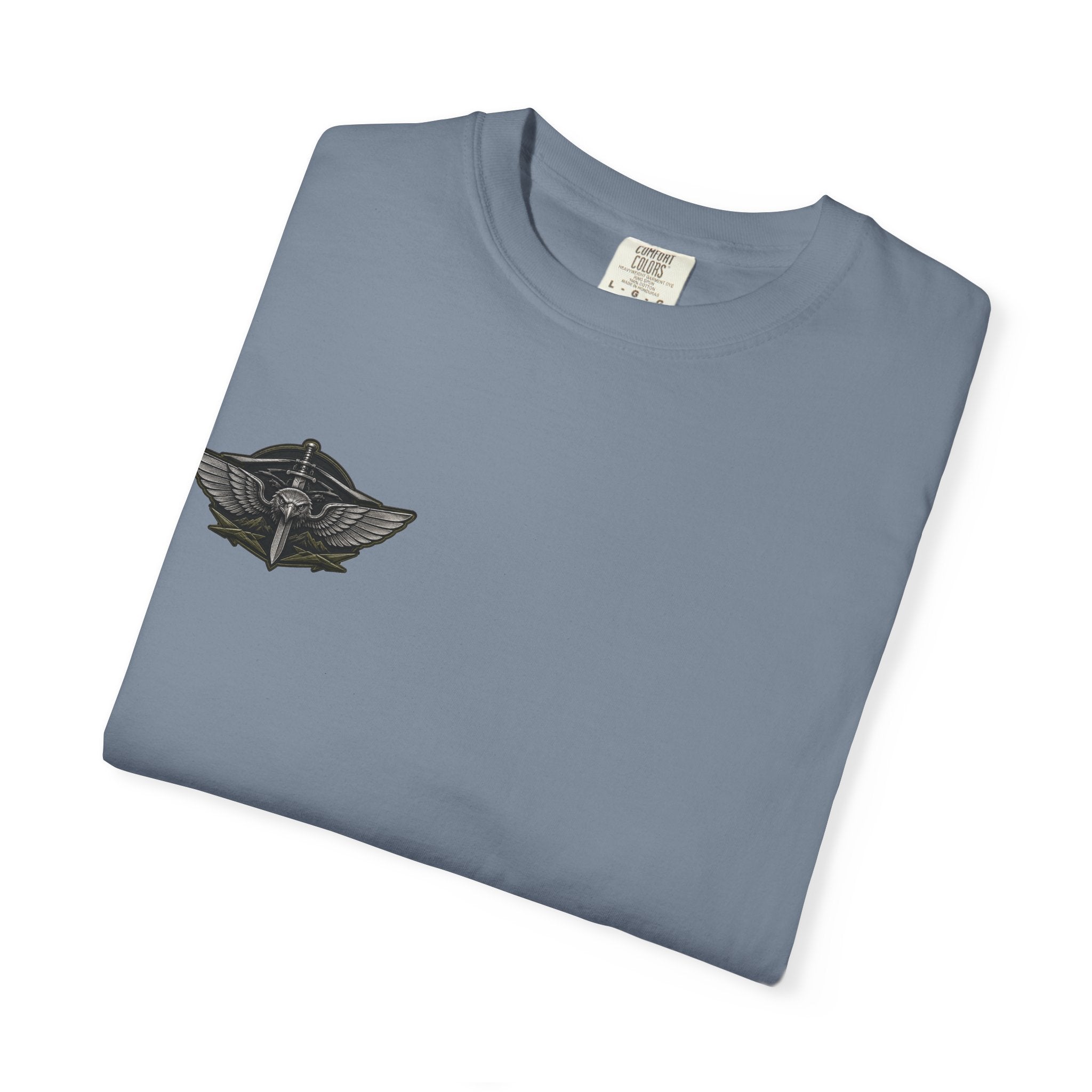 Winged Skull Chest Logo T-Shirt