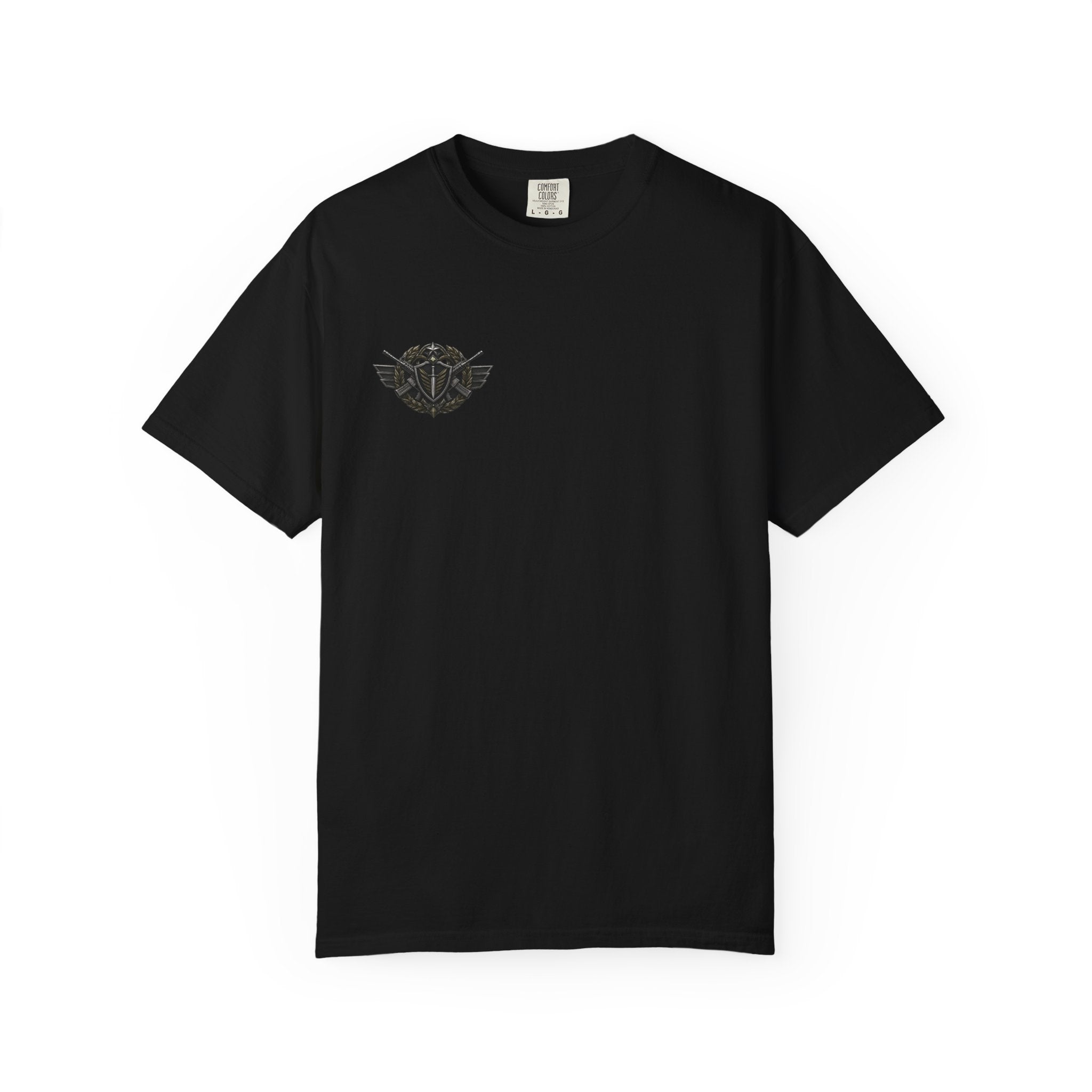 Vintage Winged Skull T-Shirt — Small Chest Graphic, Edgy Biker Style