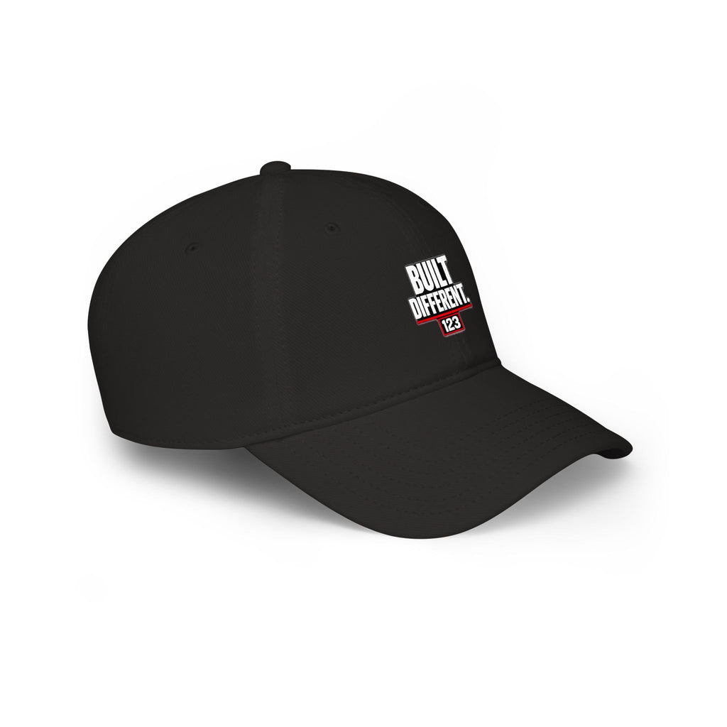 Built Different 123 Red Baseball Cap