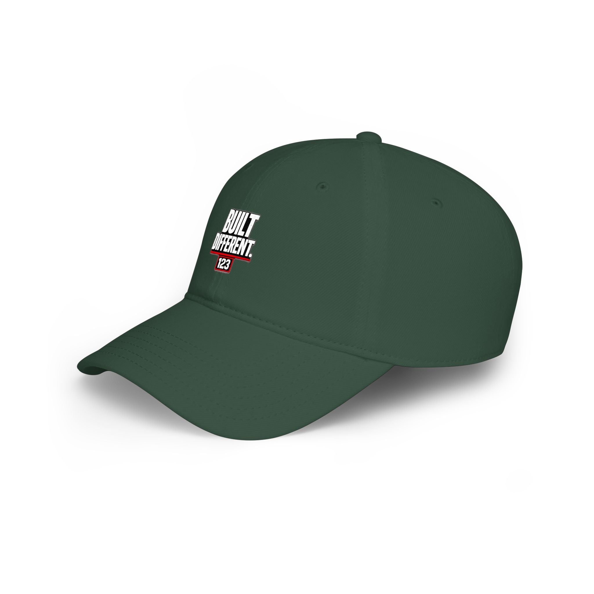 Built Different 123 Red Baseball Cap