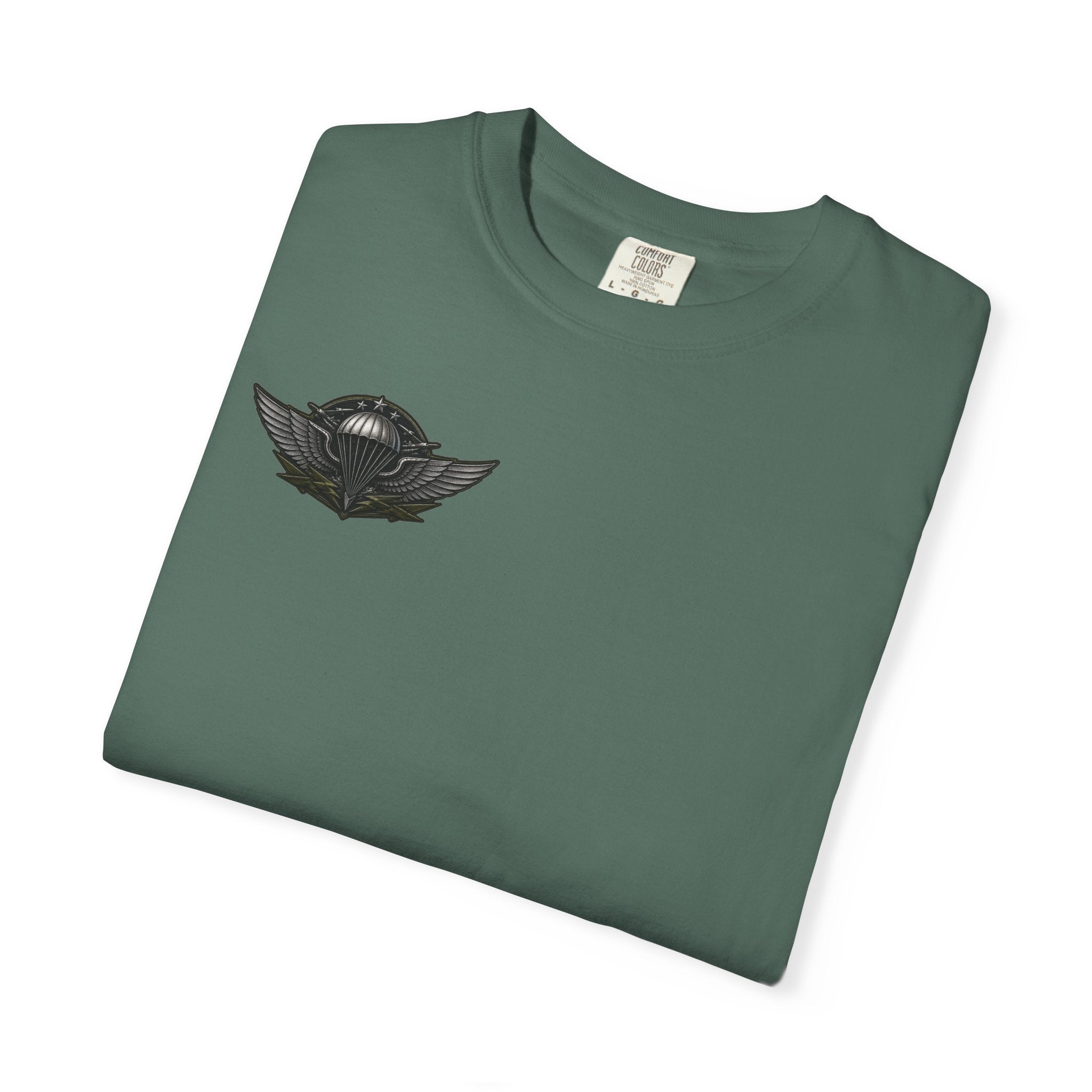Parachutist Wings T-Shirt — Military Airborne Pilot Badge Tee