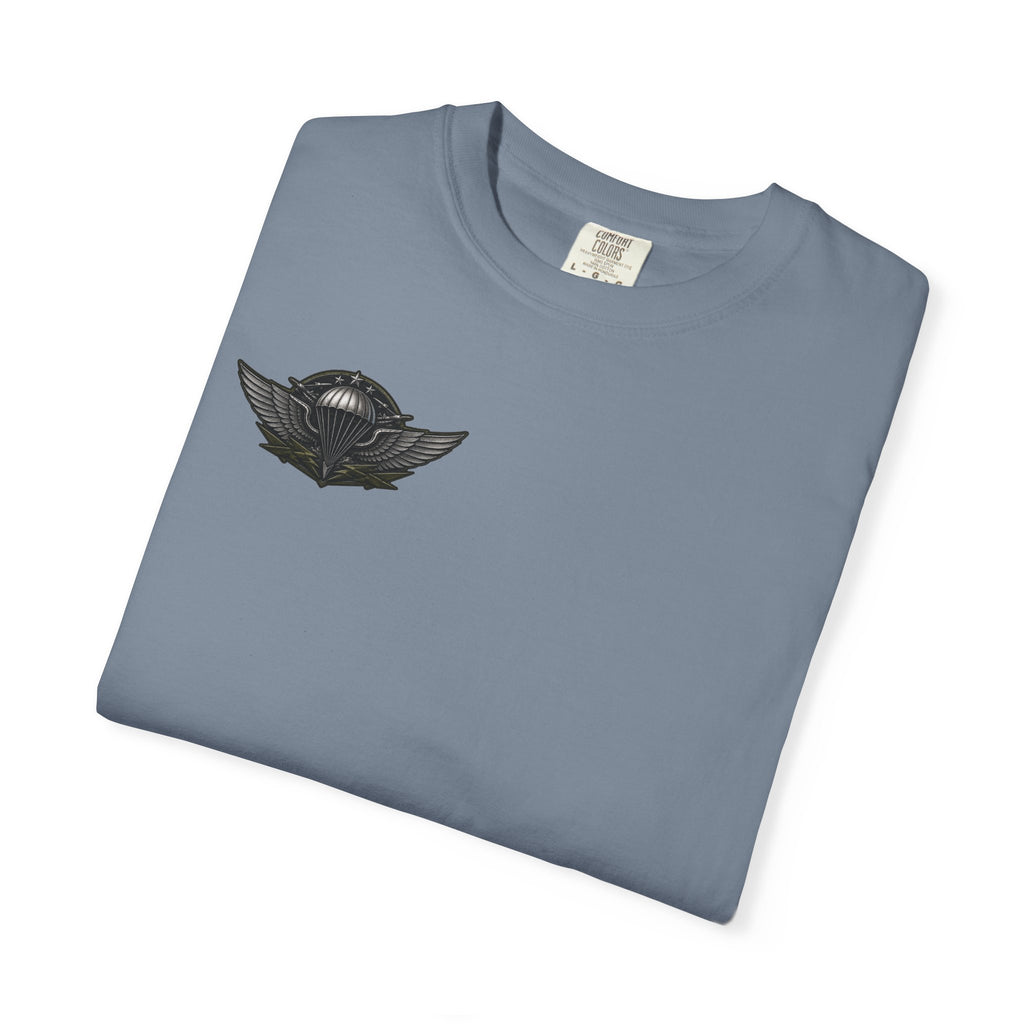 Parachutist Wings T-Shirt — Military Airborne Pilot Badge Tee