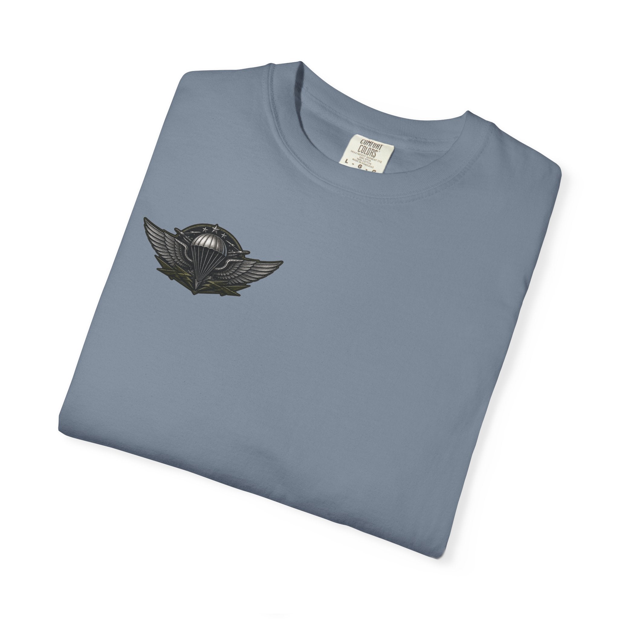 Parachutist Wings T-Shirt — Military Airborne Pilot Badge Tee