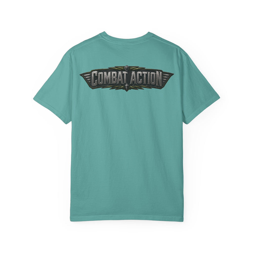 Combat Action T-Shirt — Military Patch Graphic Tee