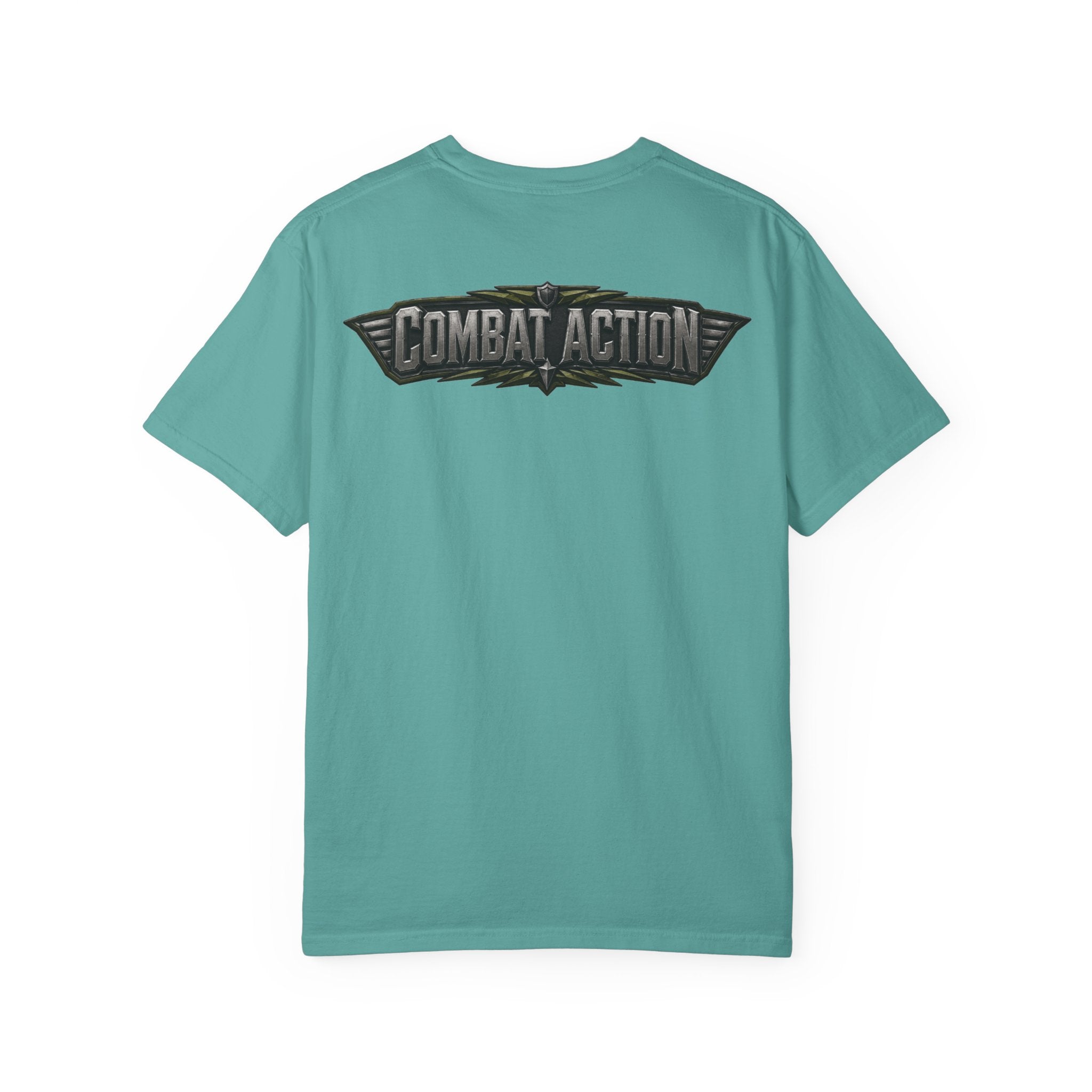 Combat Action T-Shirt — Military Patch Graphic Tee