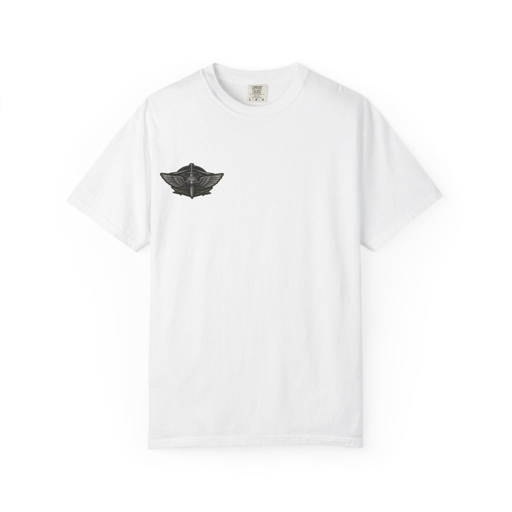 Winged Skull Chest Logo T-Shirt