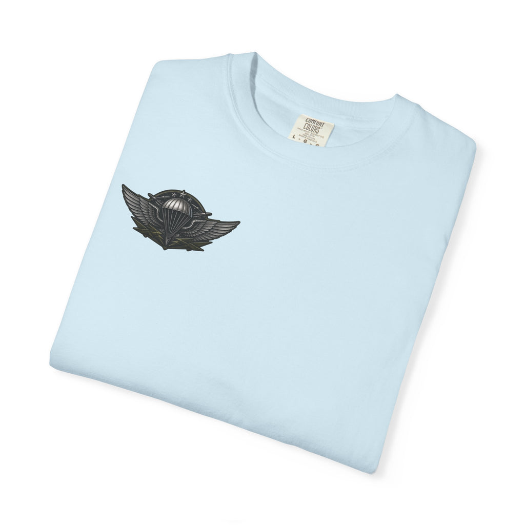 Parachutist Wings T-Shirt — Military Airborne Pilot Badge Tee