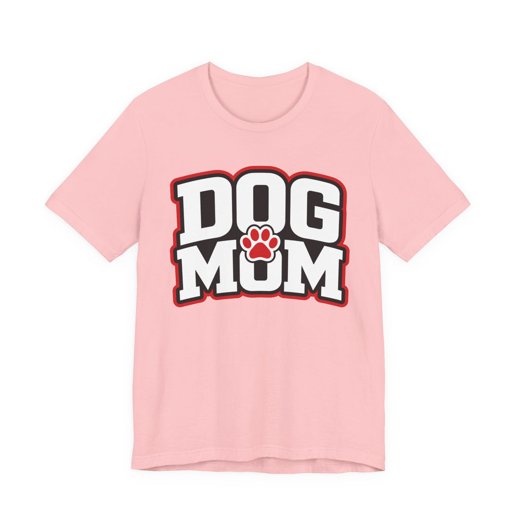 Dog Mom T-Shirt — Bold Paw Graphic Tee for Dog Lovers