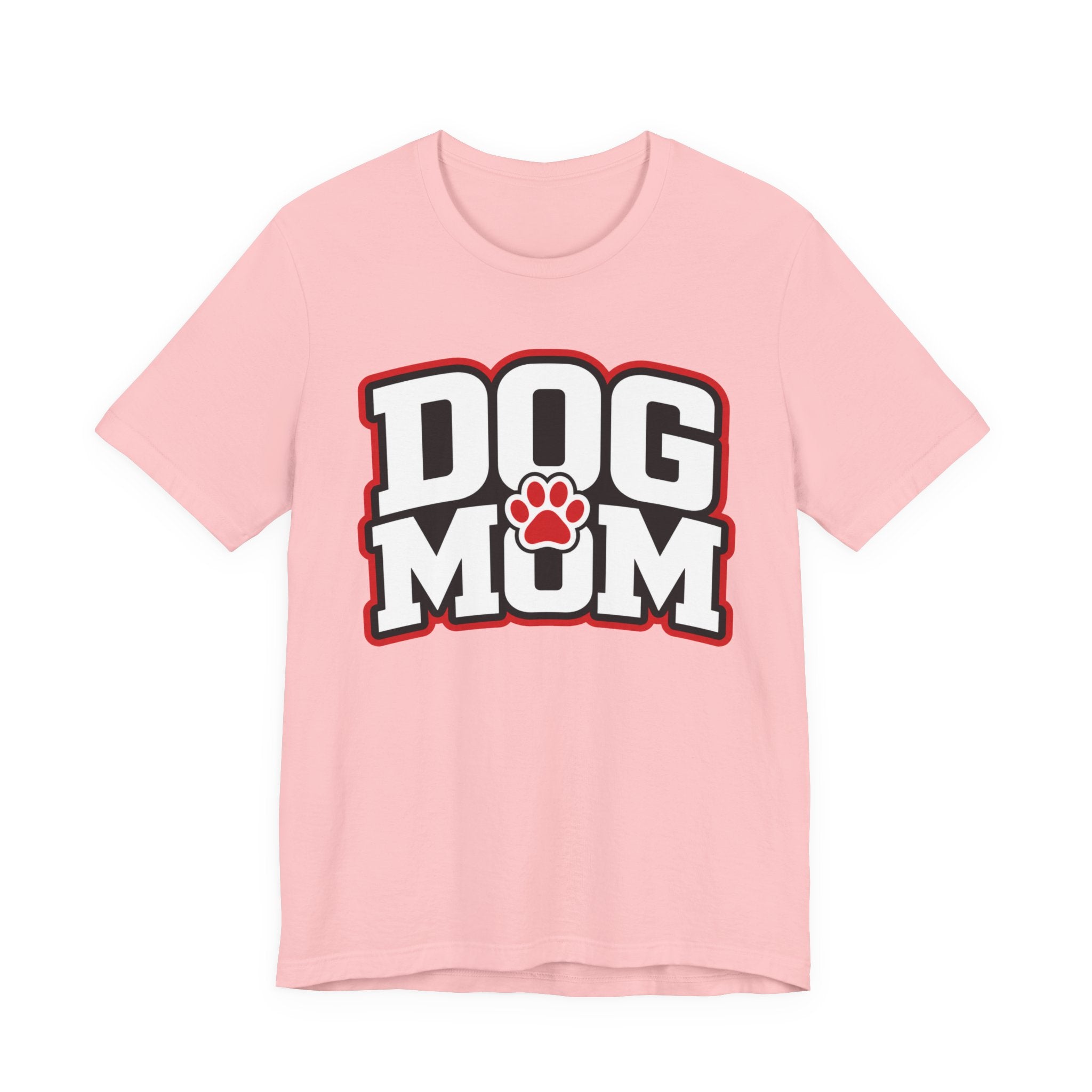 Dog Mom T-Shirt — Bold Paw Graphic Tee for Dog Lovers