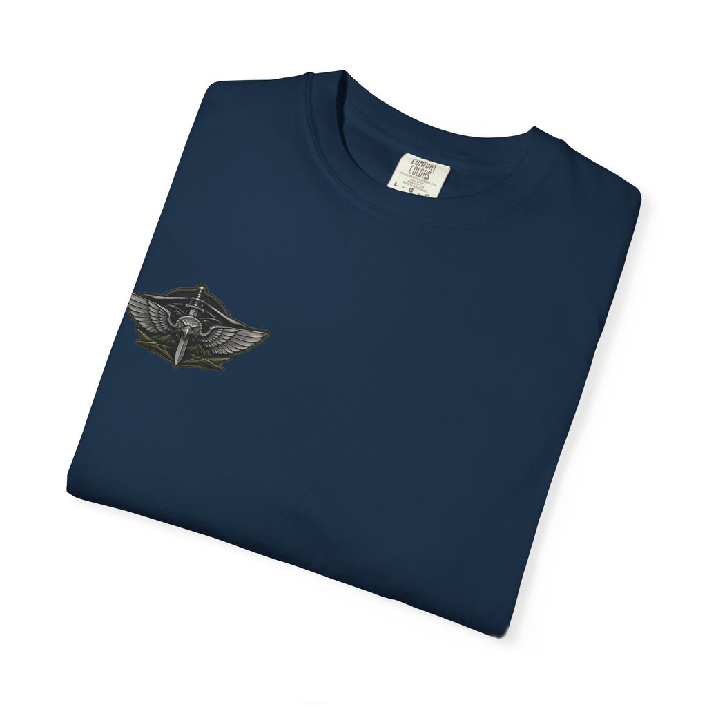Winged Skull Chest Logo T-Shirt