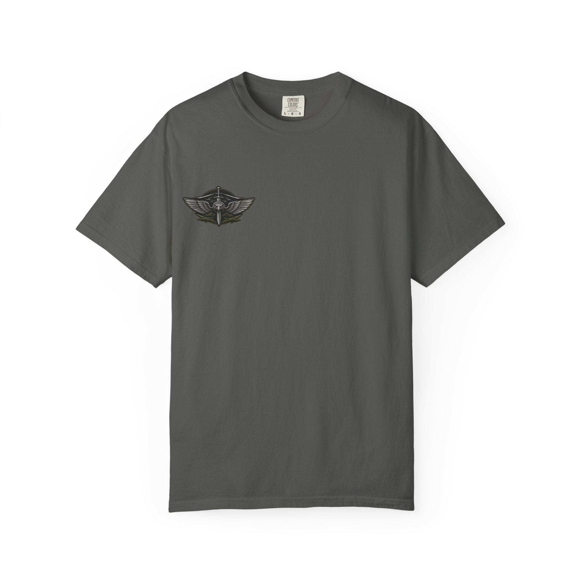 Winged Skull Chest Logo T-Shirt