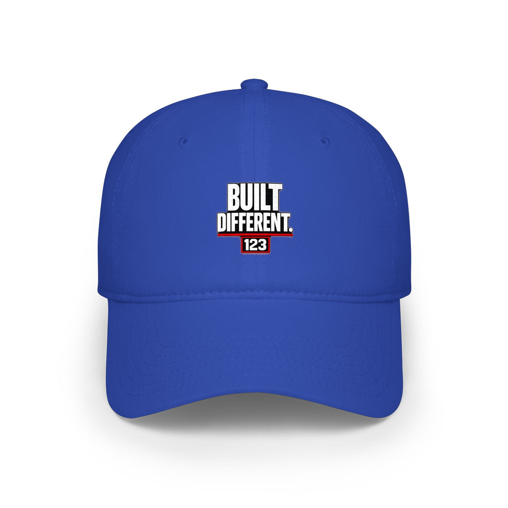 Built Different 123 Red Baseball Cap