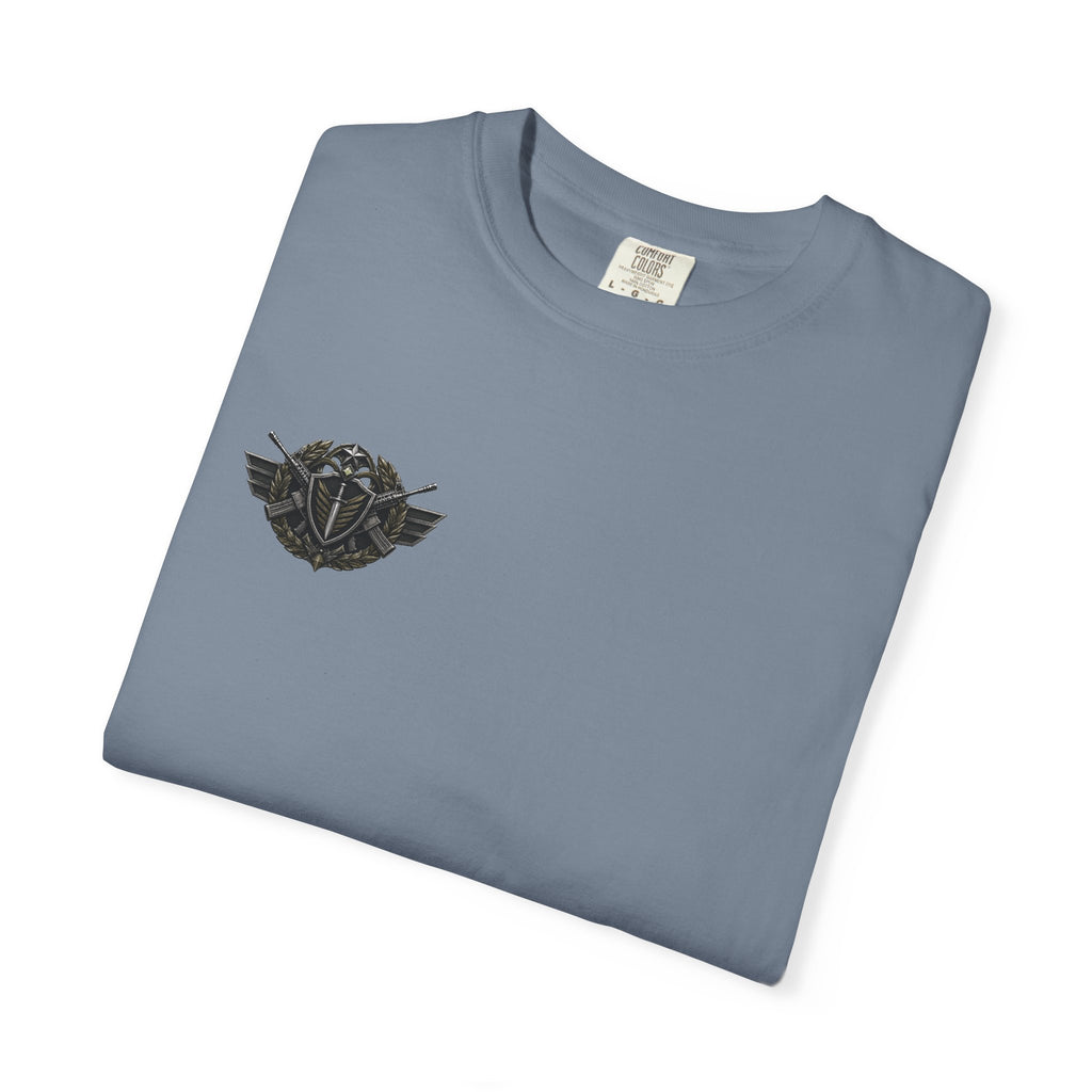 Vintage Winged Skull T-Shirt — Small Chest Graphic, Edgy Biker Style