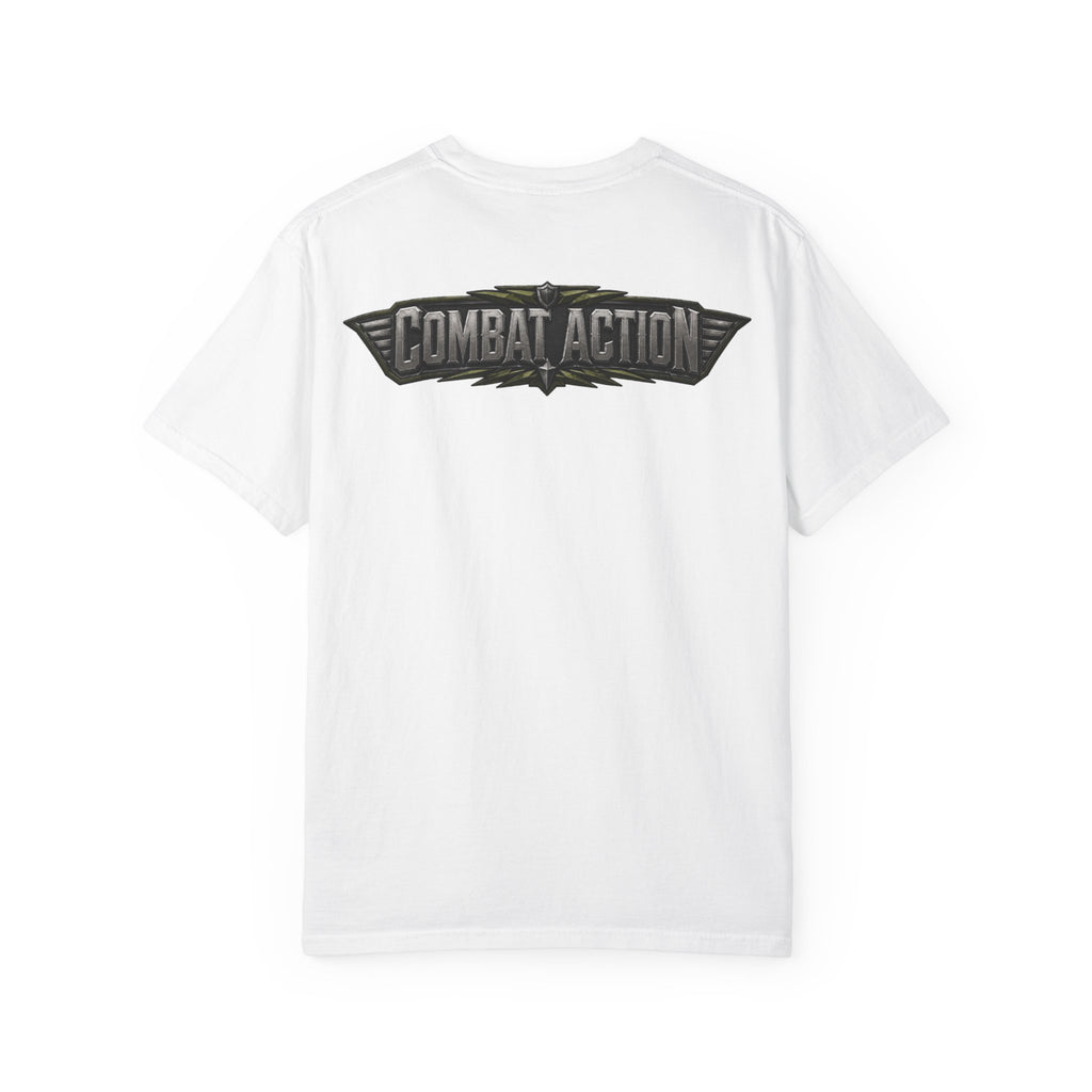 Combat Action T-Shirt — Military Patch Graphic Tee