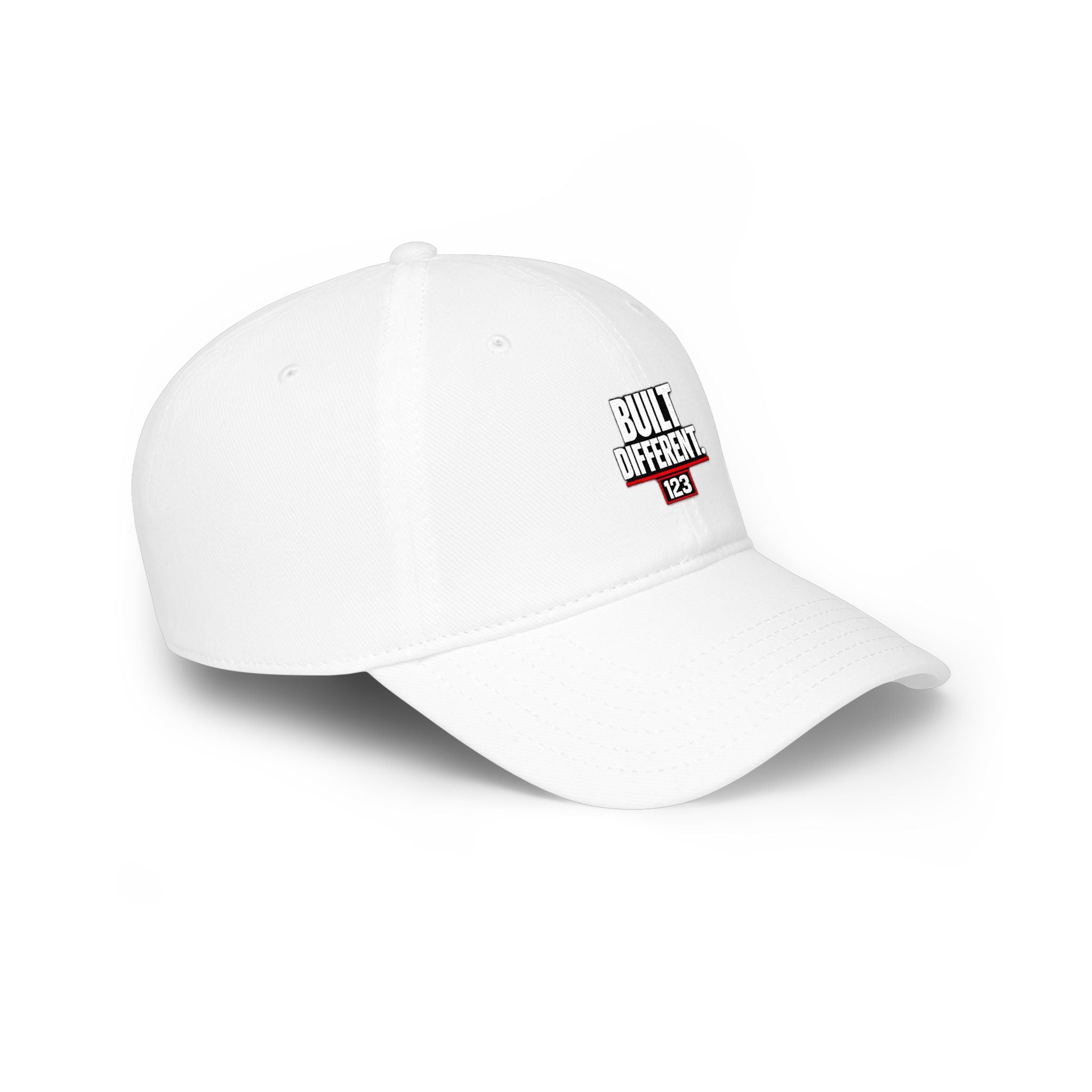 Built Different 123 Red Baseball Cap